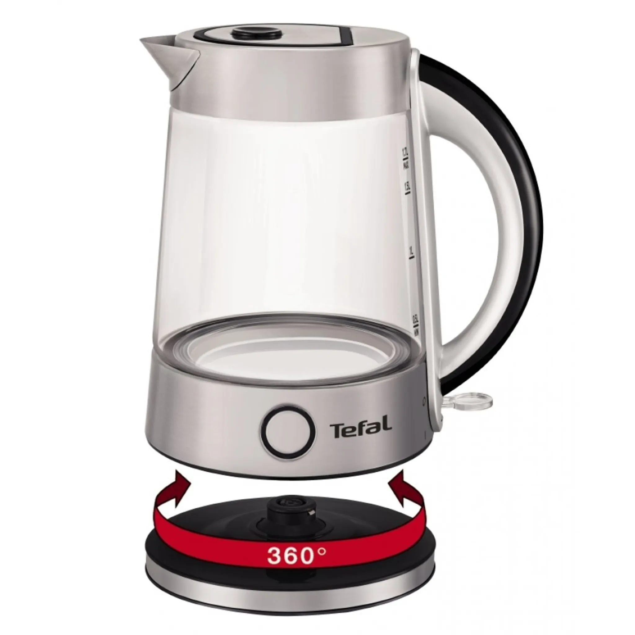 Электрический чайник Tefal Glass Kettle KI760D30