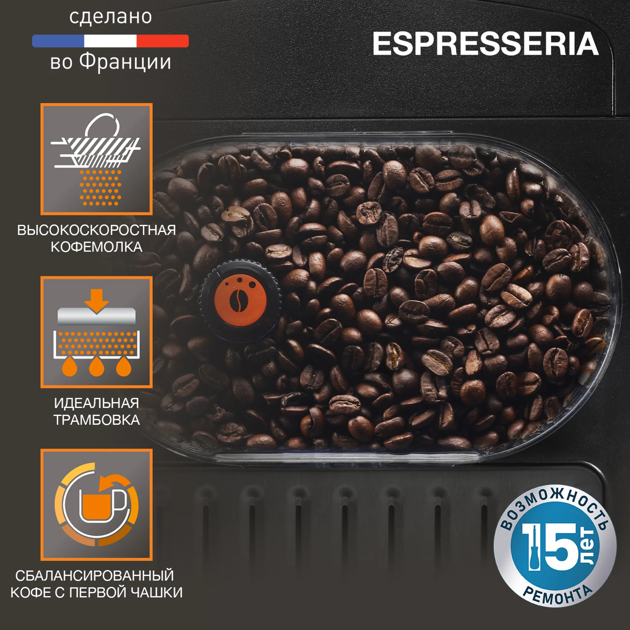 Автоматическая кофемашина KRUPS ESPRESSERIA