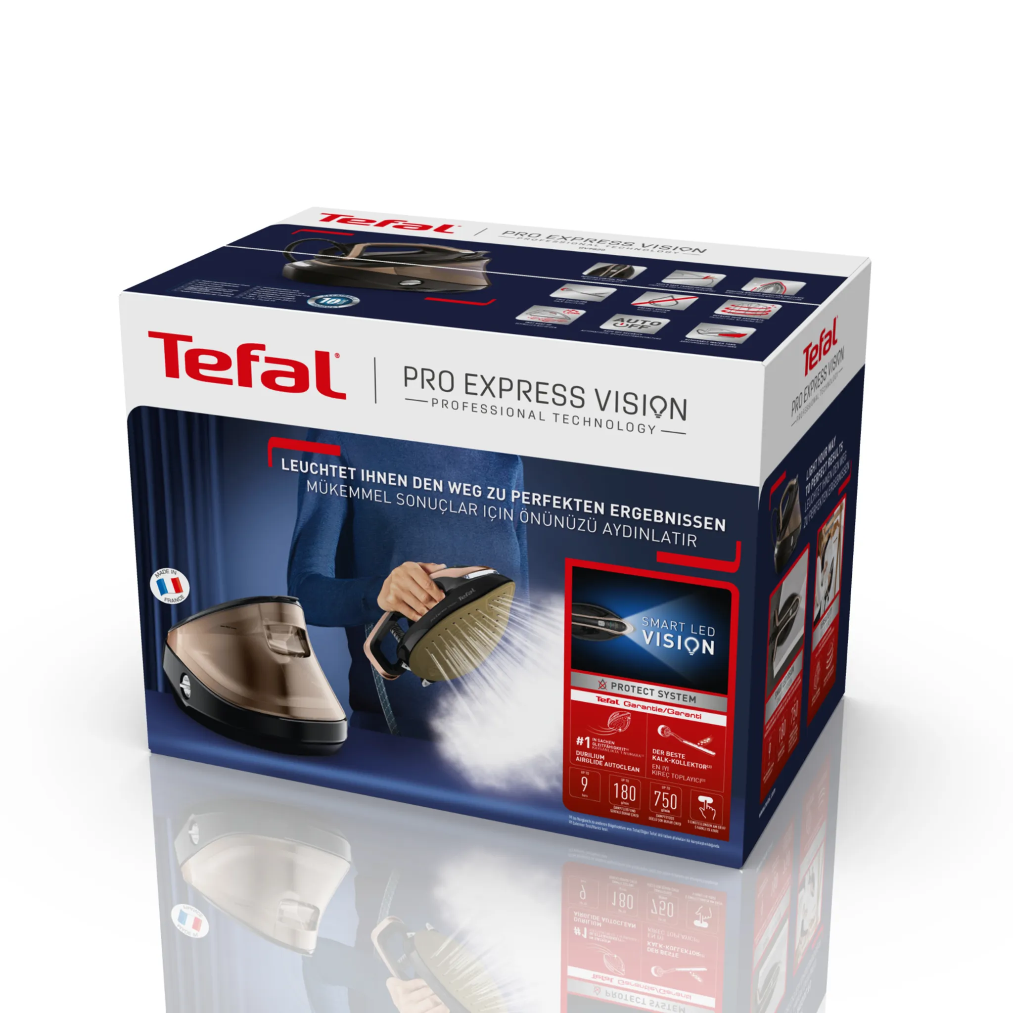 Парогенератор с умной подсветкой Tefal Pro Express Vision GV9820E0