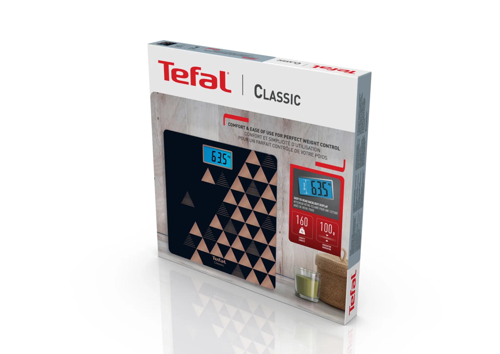 Напольные весы Tefal Bs Classic Decor Copper Forever PP1540V0