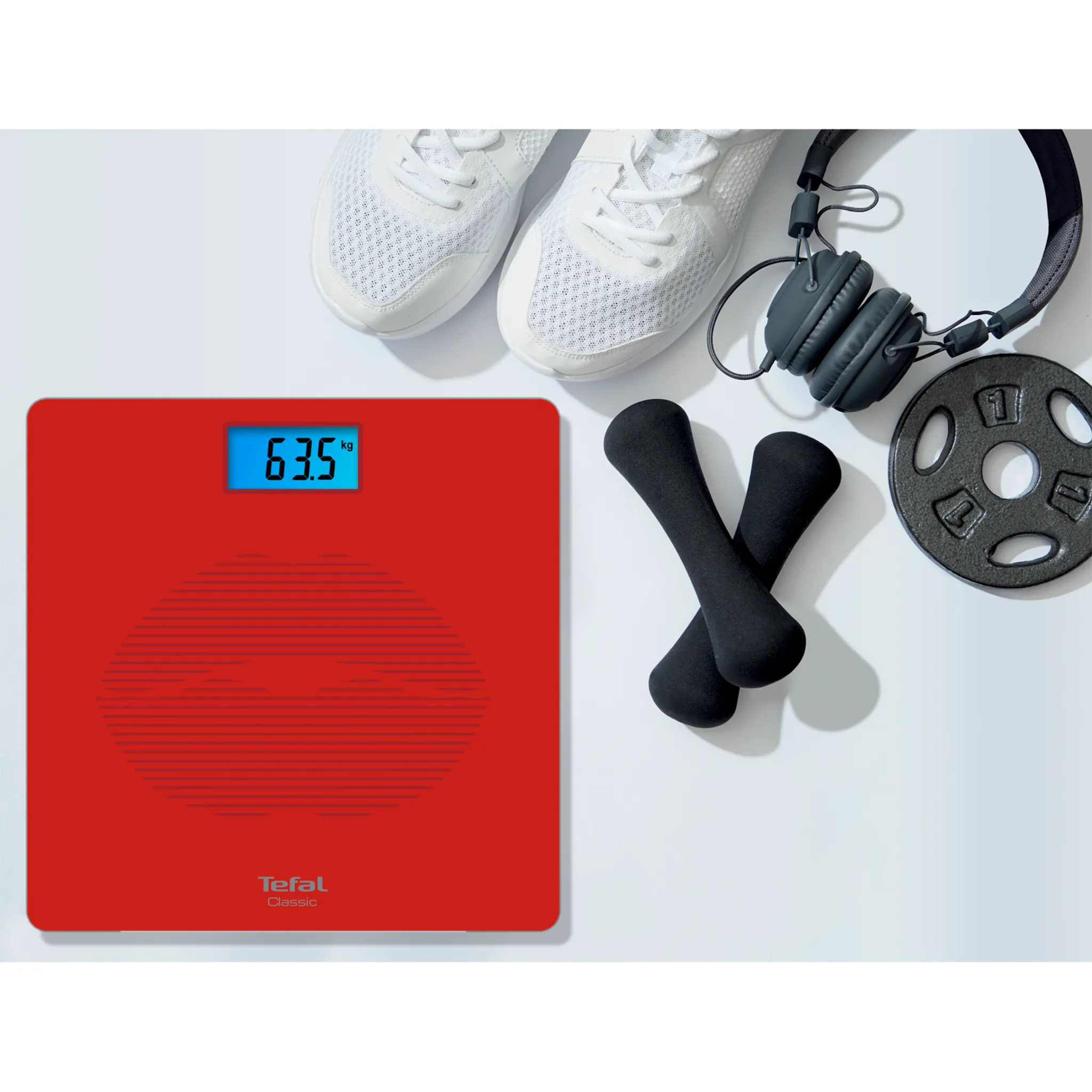 Напольные весы Tefal Bs Classic Decor Lipstick Red PP1538V0