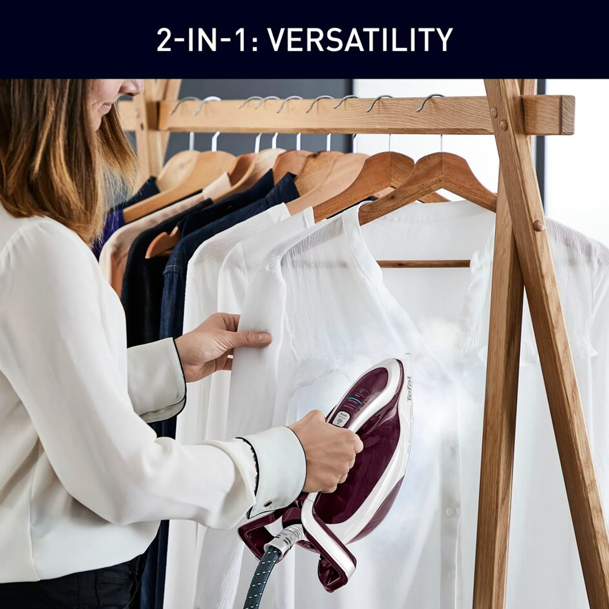 Парогенератор с умной подсветкой Tefal Pro Express Vision GV9810E0