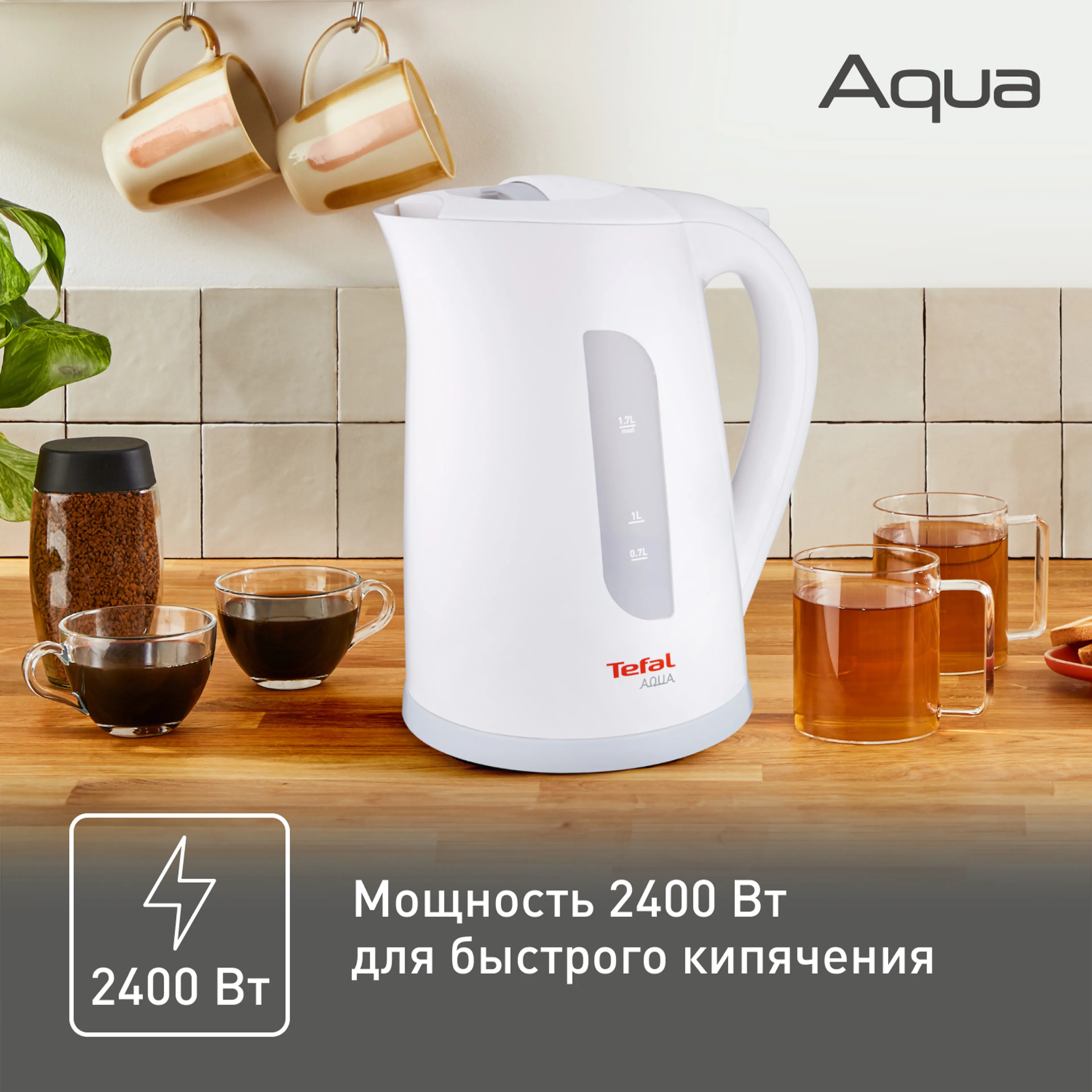 Электрический чайник Tefal Aqua KO270130