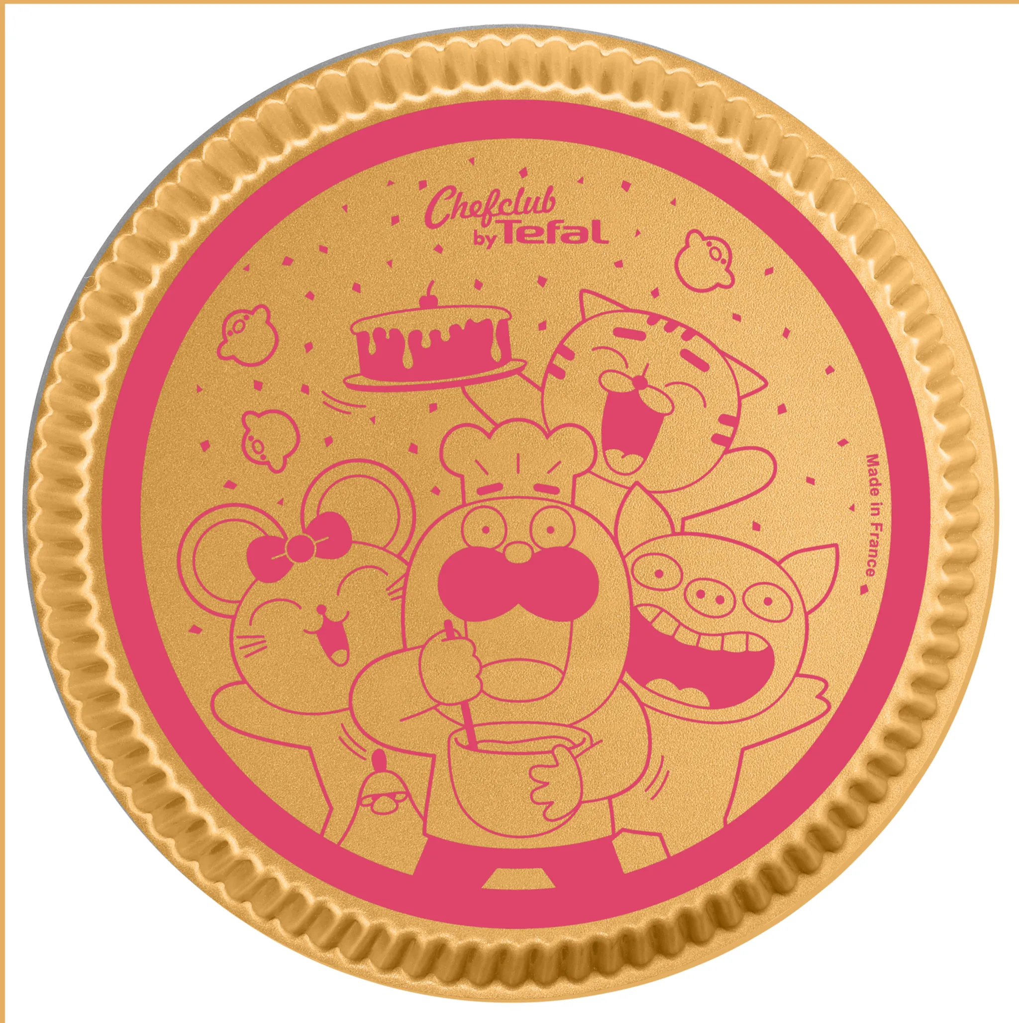 цена на Круглая форма для тарта 30 см Tefal ChefClub J5628402