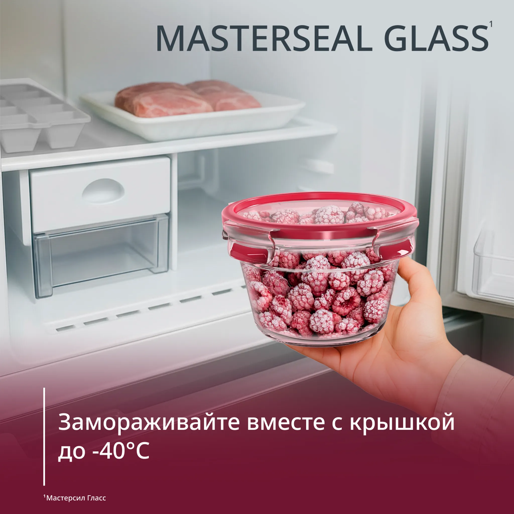 Стеклянный контейнер 0.9 л Tefal Masterseal Glass N1040410