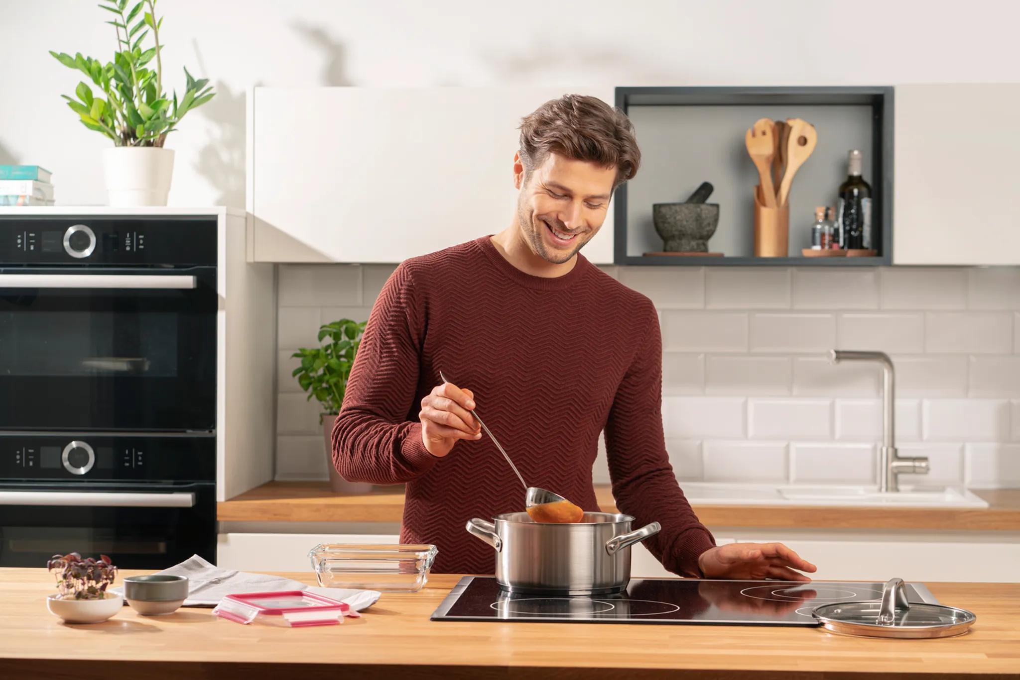 Стеклянный контейнер 0.7 л Tefal Masterseal Glass N1040610 купить в официальном магазине