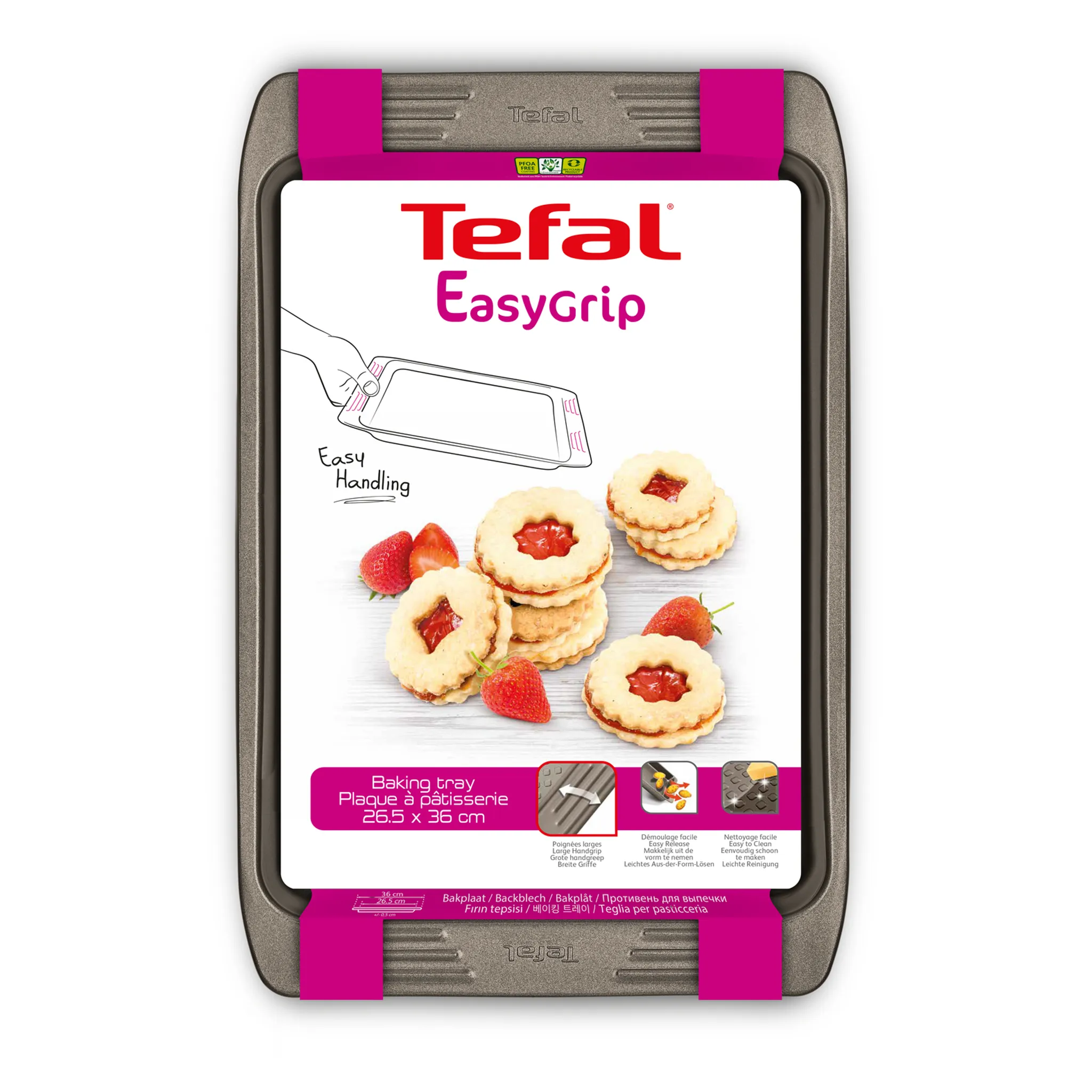 Противень для запекания Tefal Easy Grip 28,5х42 см J1627114