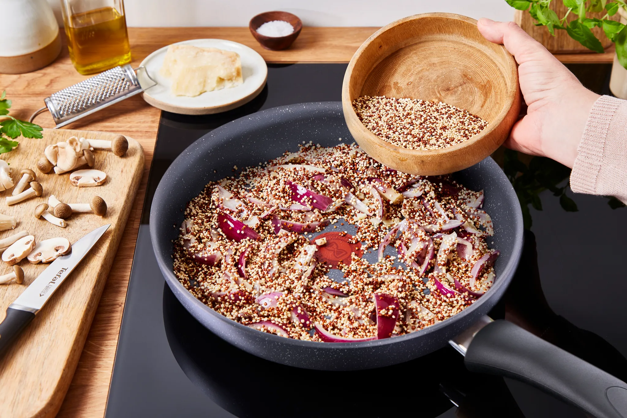 Индукционная сковорода Tefal Healthy Chef 20 см G1500223