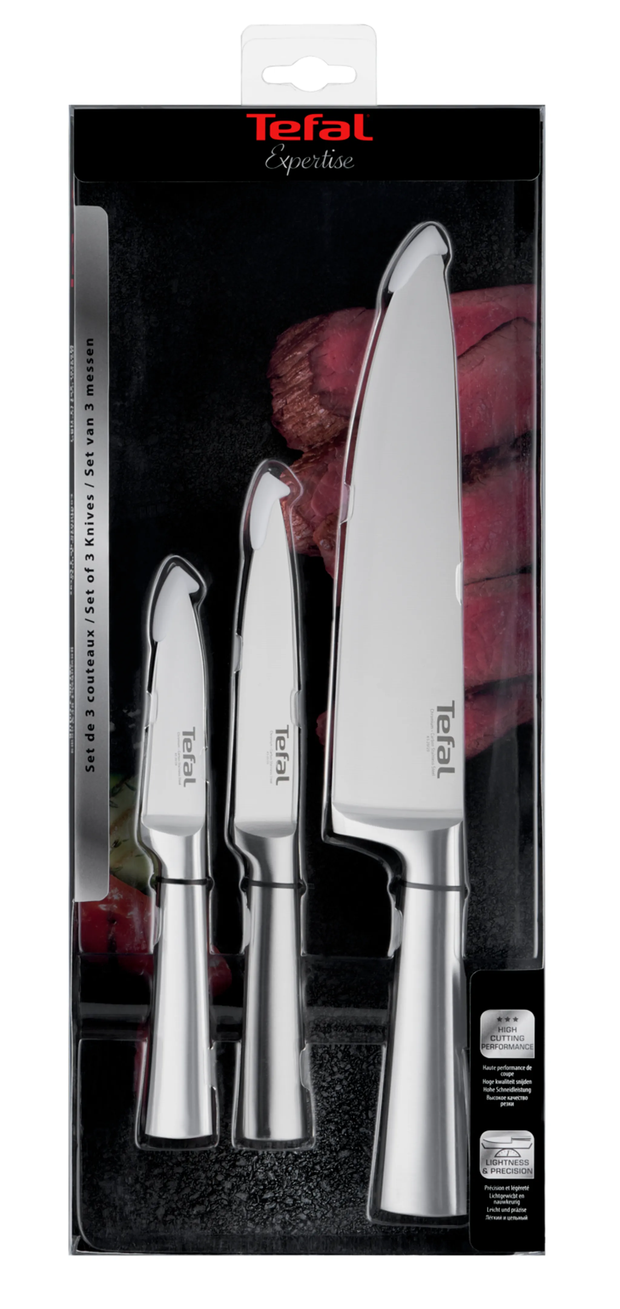 Набор ножей Tefal Expertise 3 предмета K121S375
