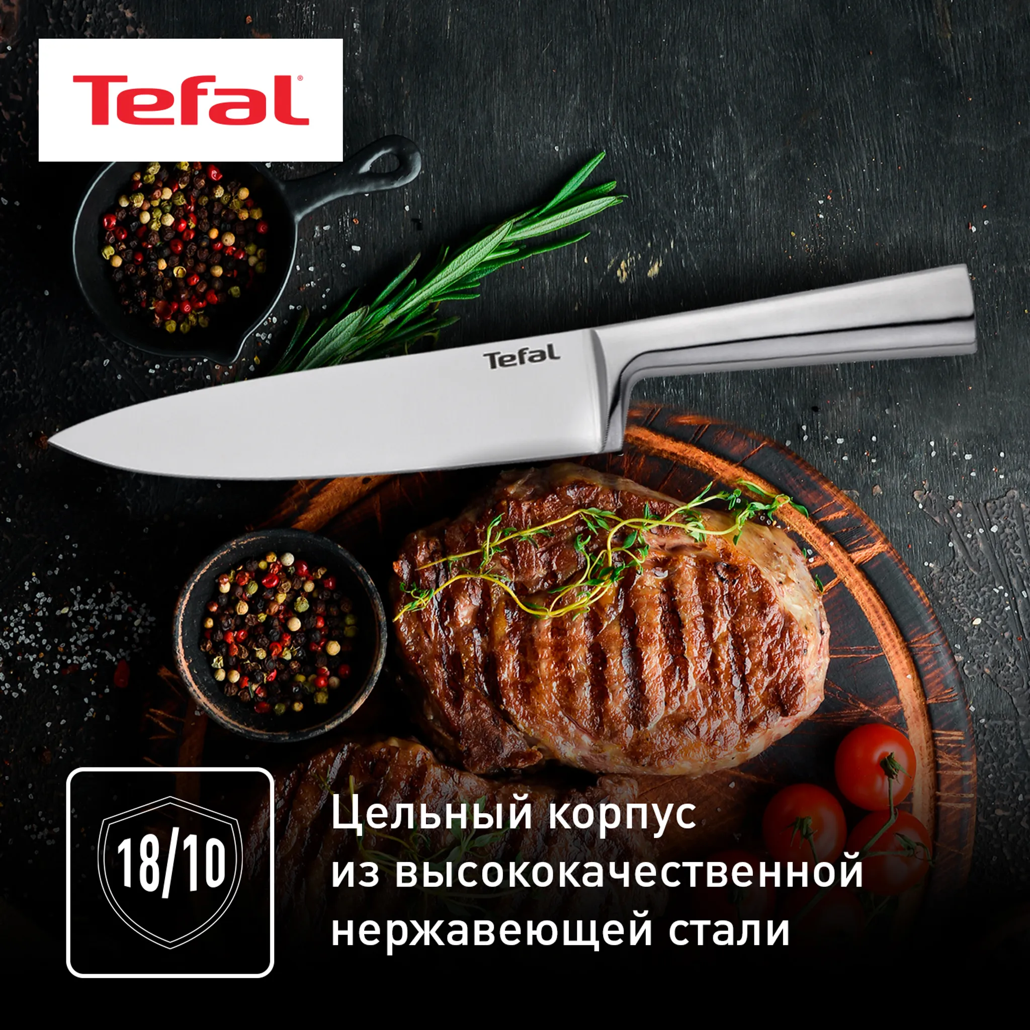 Набор ножей Tefal Expertise 3 предмета K121S375