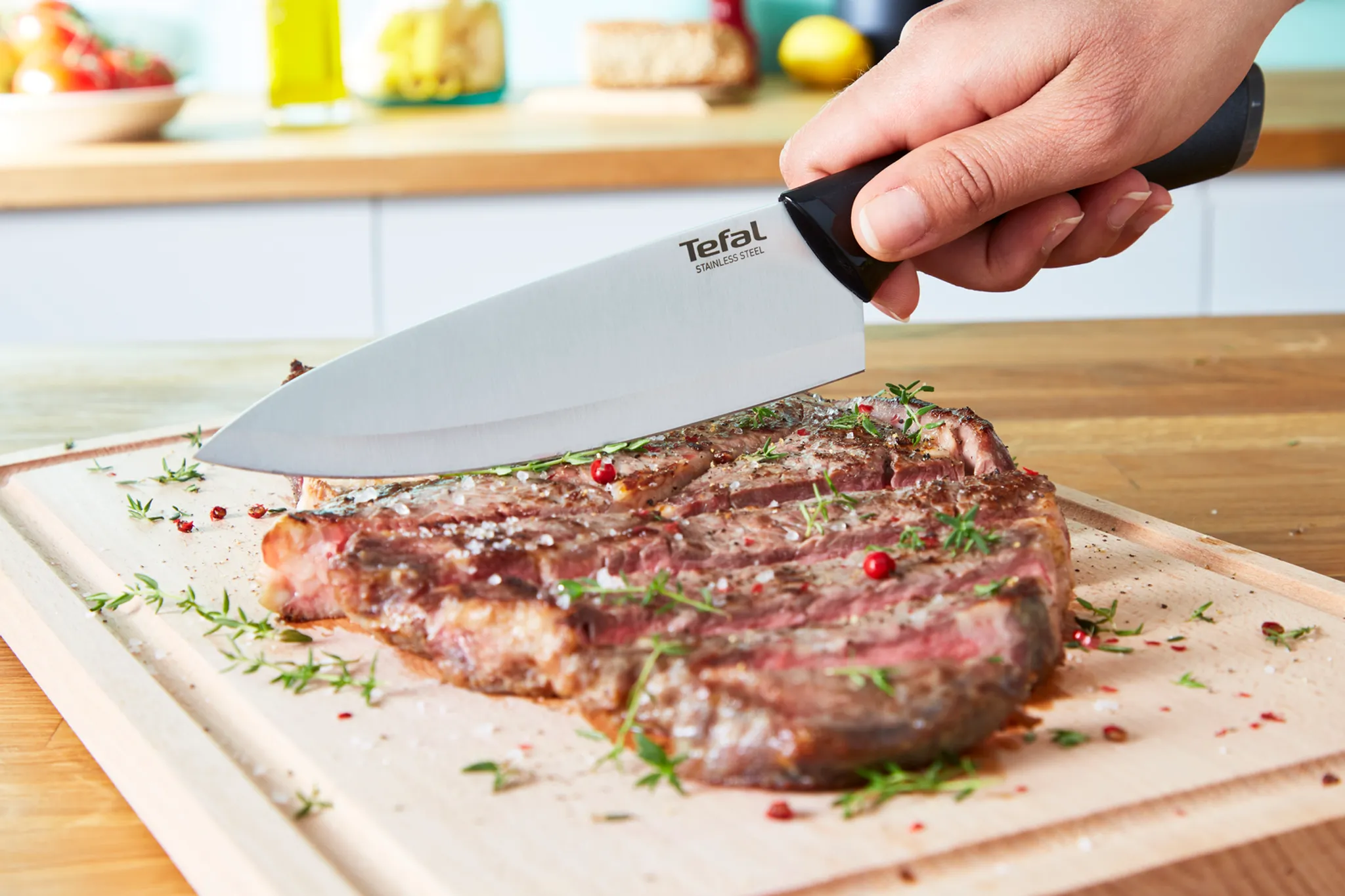 Шеф-нож Tefal Essential K2240175