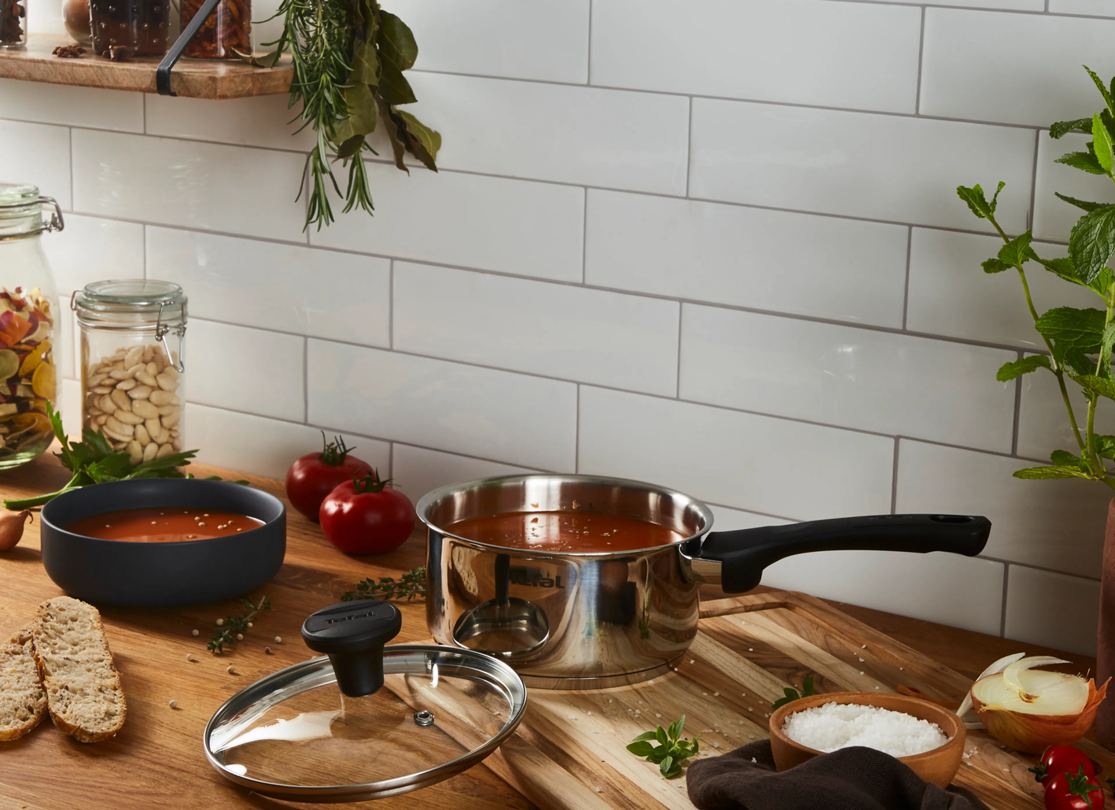 Ковш с крышкой Tefal Edition 1.5 л 16 cм G7402274
