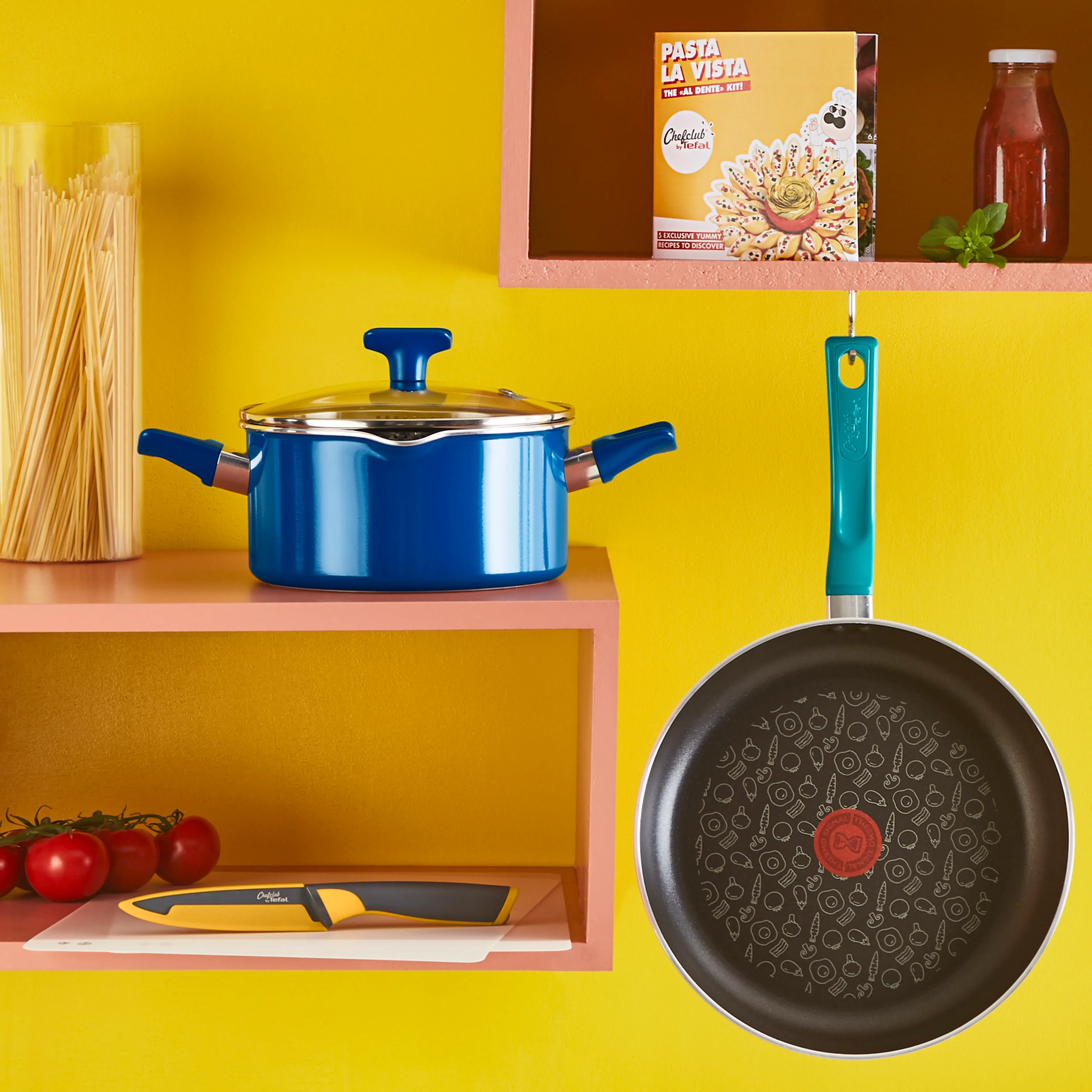 Набор посуды Tefal ChefClub 6 предметов 20/28 см G804S404