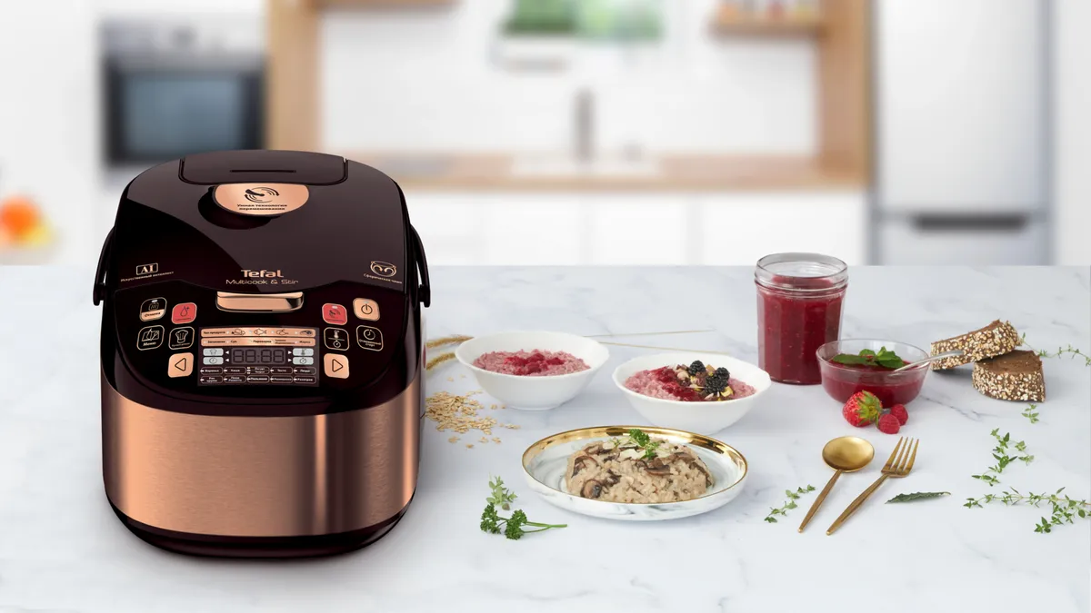 Мультиварка с перемешиванием Tefal MULTICOOK&STIR RK901F32