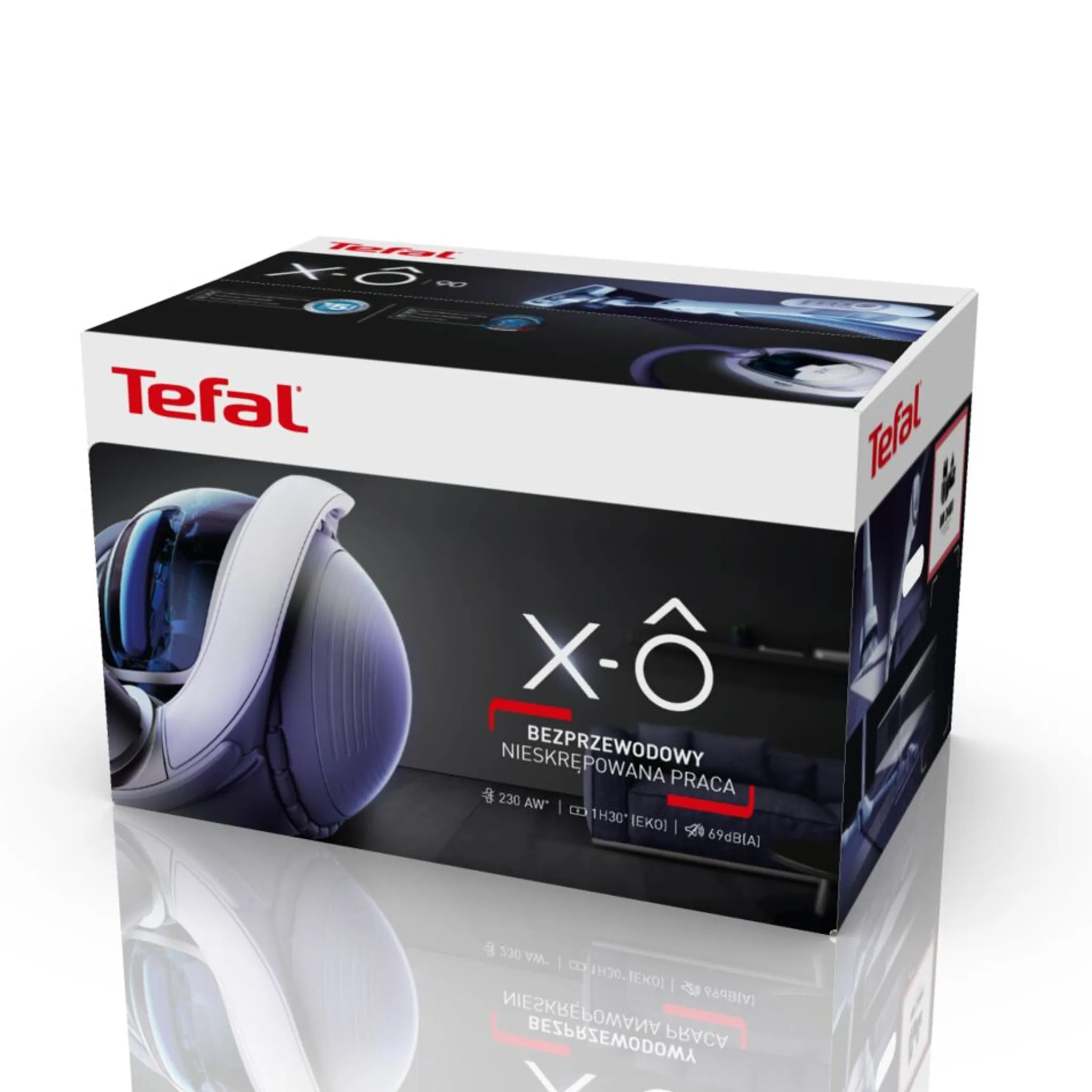 Беспроводной пылесос с контейнером Tefal X-Ô 90 IQ7767EA