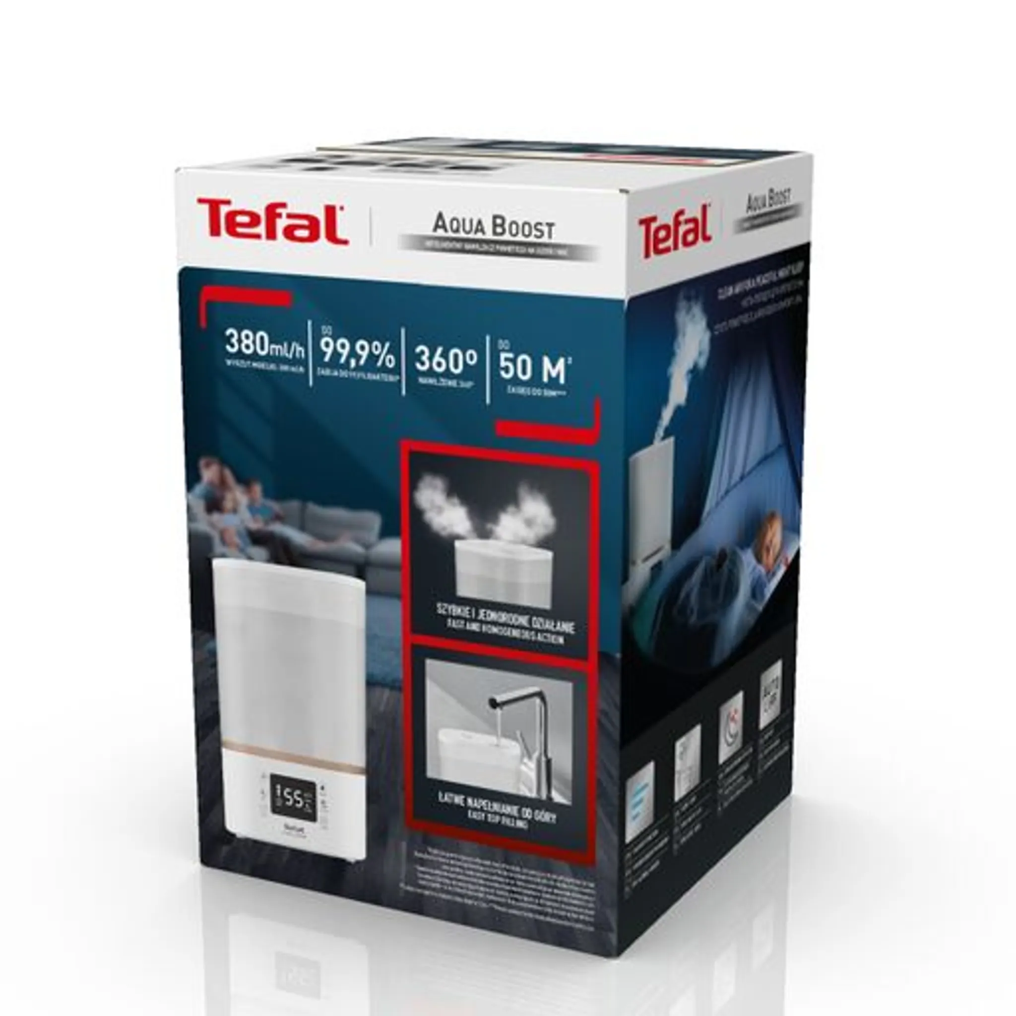 Увлажнитель воздуха Tefal Aqua Boost HD4045F0