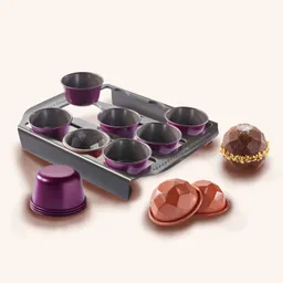 Стартовый набор Tefal Creabake J304SS04 поднос-держатель + 9 форм Muffin +  3 формы