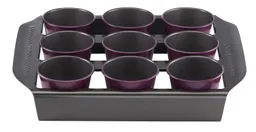 Стартовый набор Tefal Creabake J304SS04 поднос-держатель + 9 форм Muffin +  3 формы