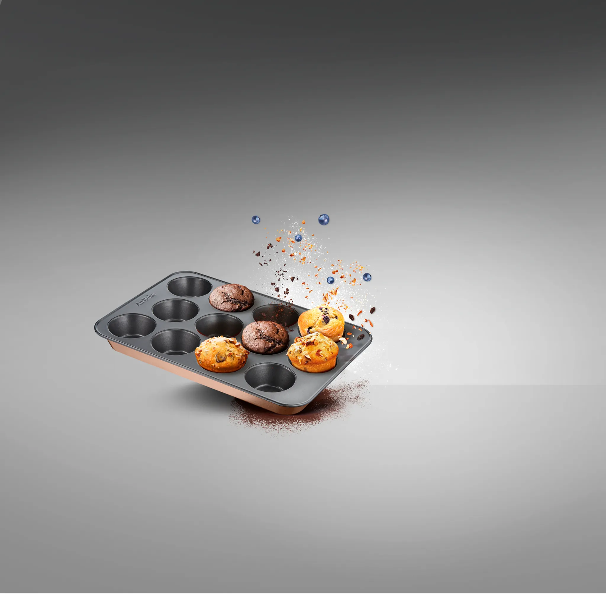 Форма для маффинов Tefal Air Bake 12 шт 29X41cм J2555014