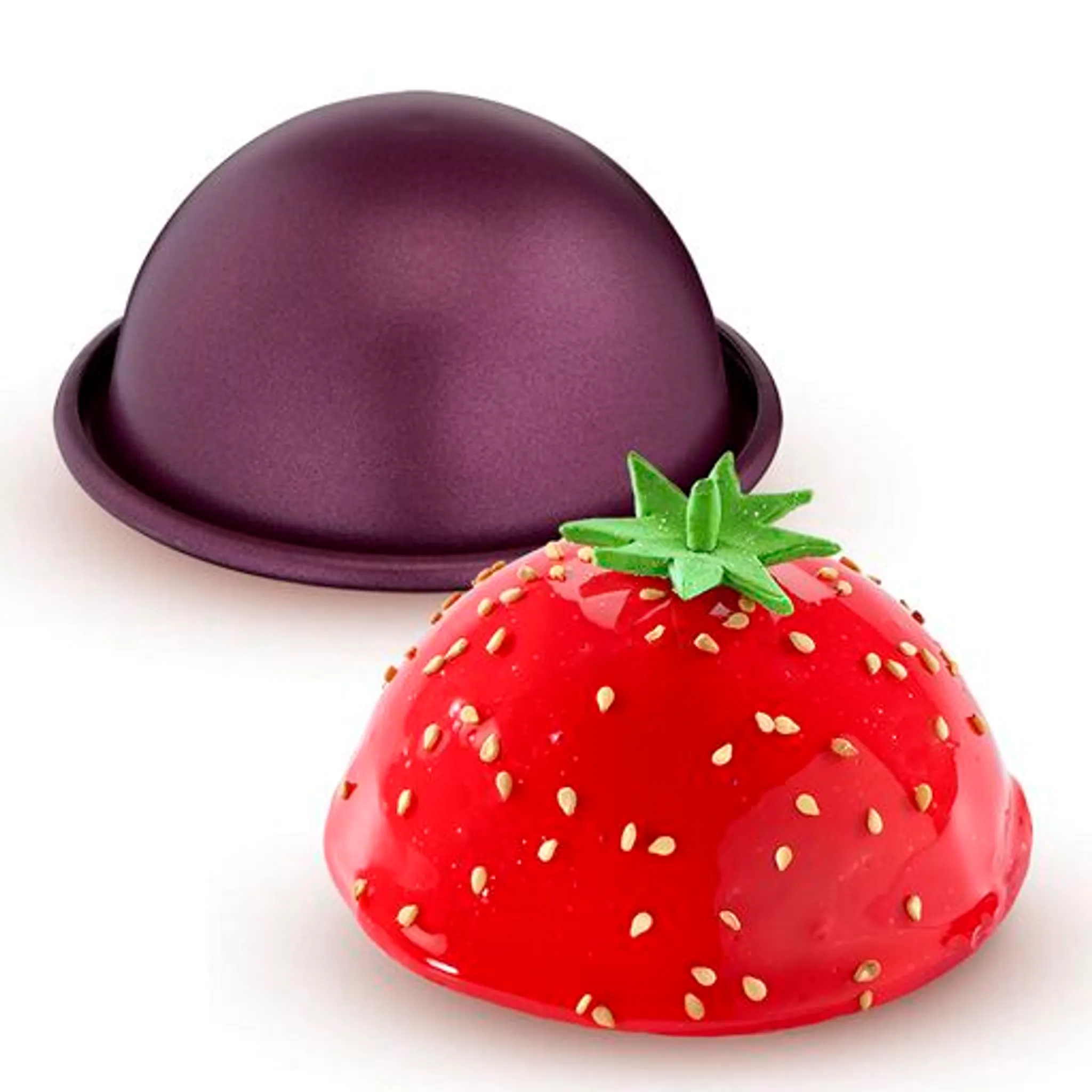 Набор из 3 форм Tefal Creabake Demi-sphere 7,7х3,7 см J3069304