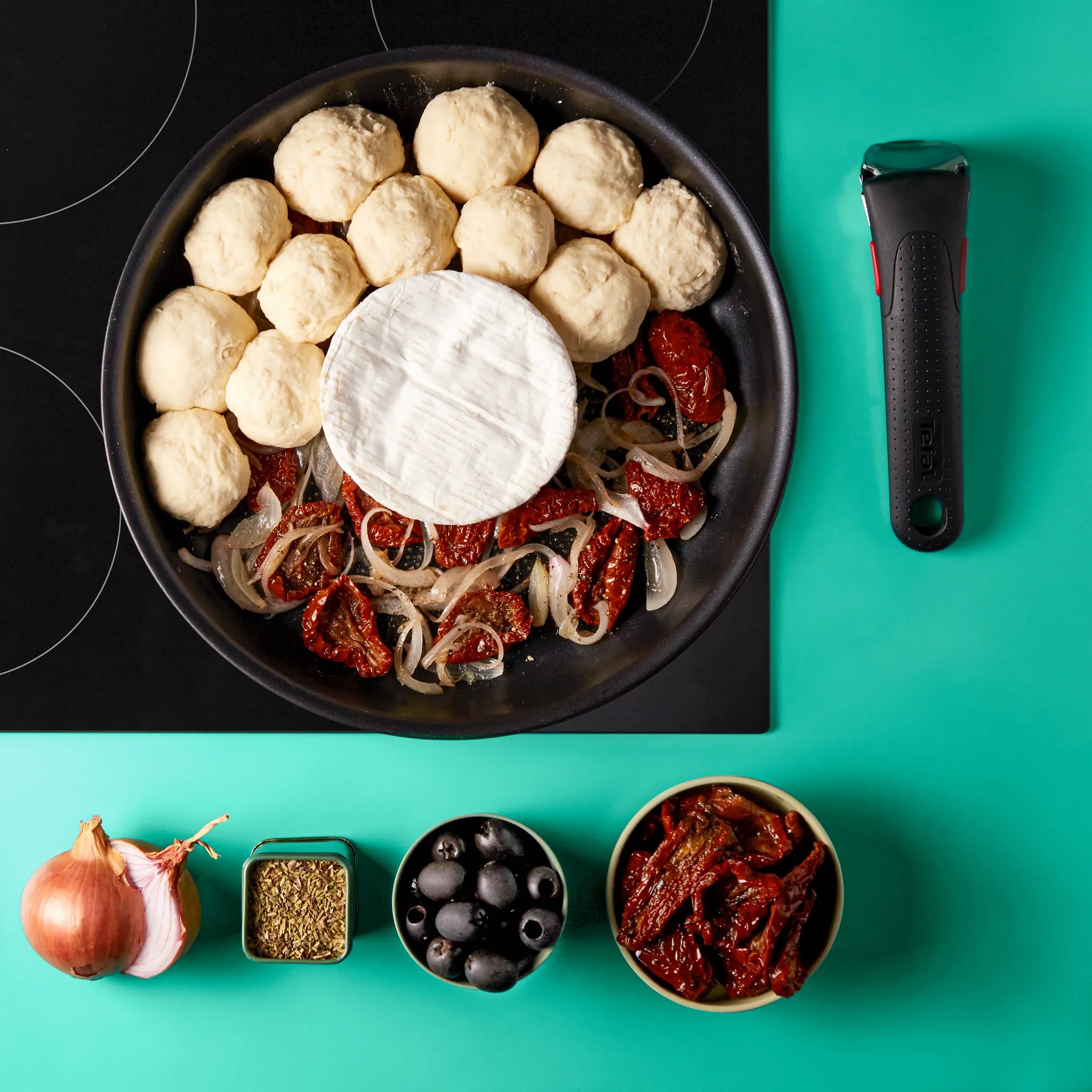 Набор посуды со съемной ручкой Tefal Ingenio Daily Chef Black 5 предметов 16/20/24/28 см L7629102