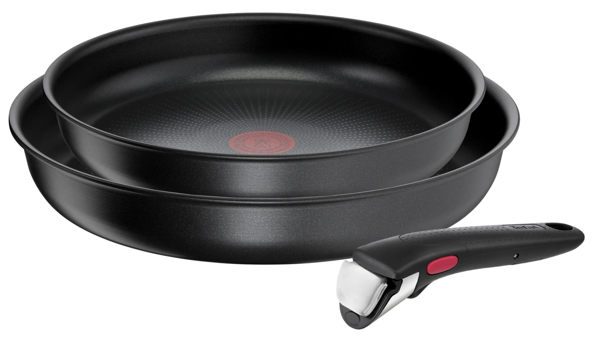 Набор посуды со съемной ручкой Tefal Ingenio Daily Chef Black 3 предмета 24/28 см L7629553