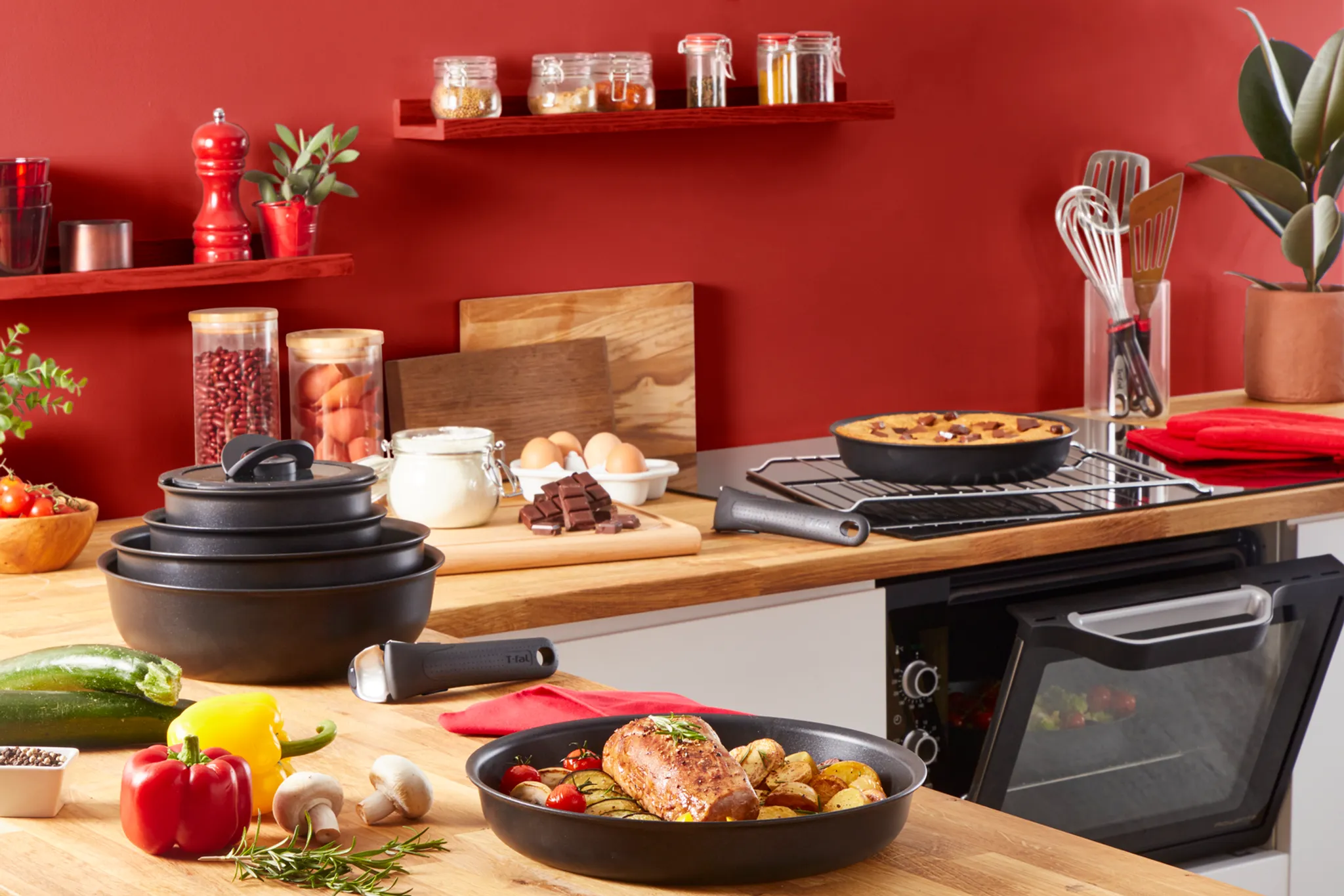 Набор посуды со съемной ручкой Tefal Ingenio Unlimited 13 предметов L7639002