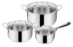 Набор посуды Tefal Jamie Oliver Kitchen Essentials 6 предметов 16/20/24 см E313S67