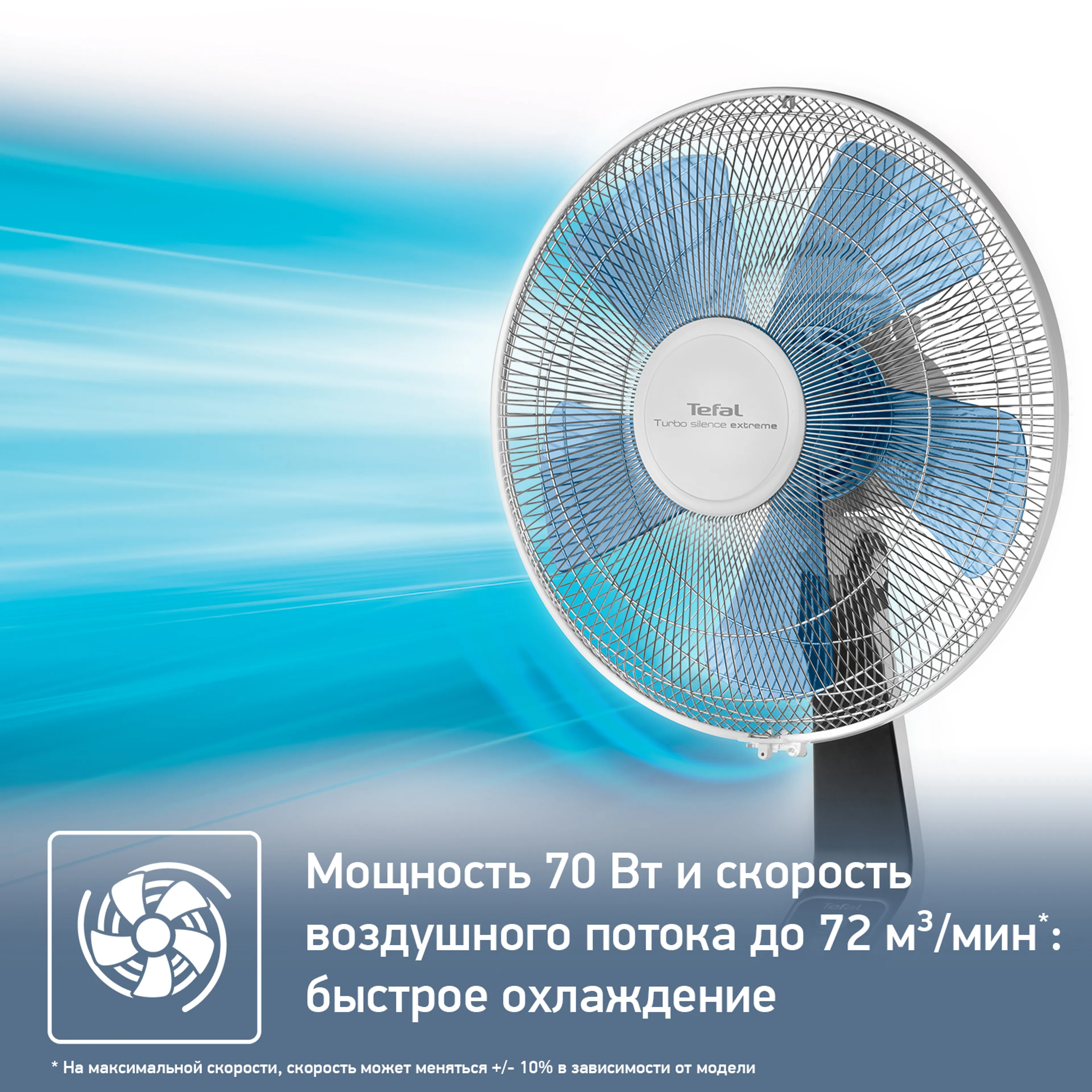 Напольный вентилятор Tefal Turbo Silence VF5640F2 купить в официальном магазине
