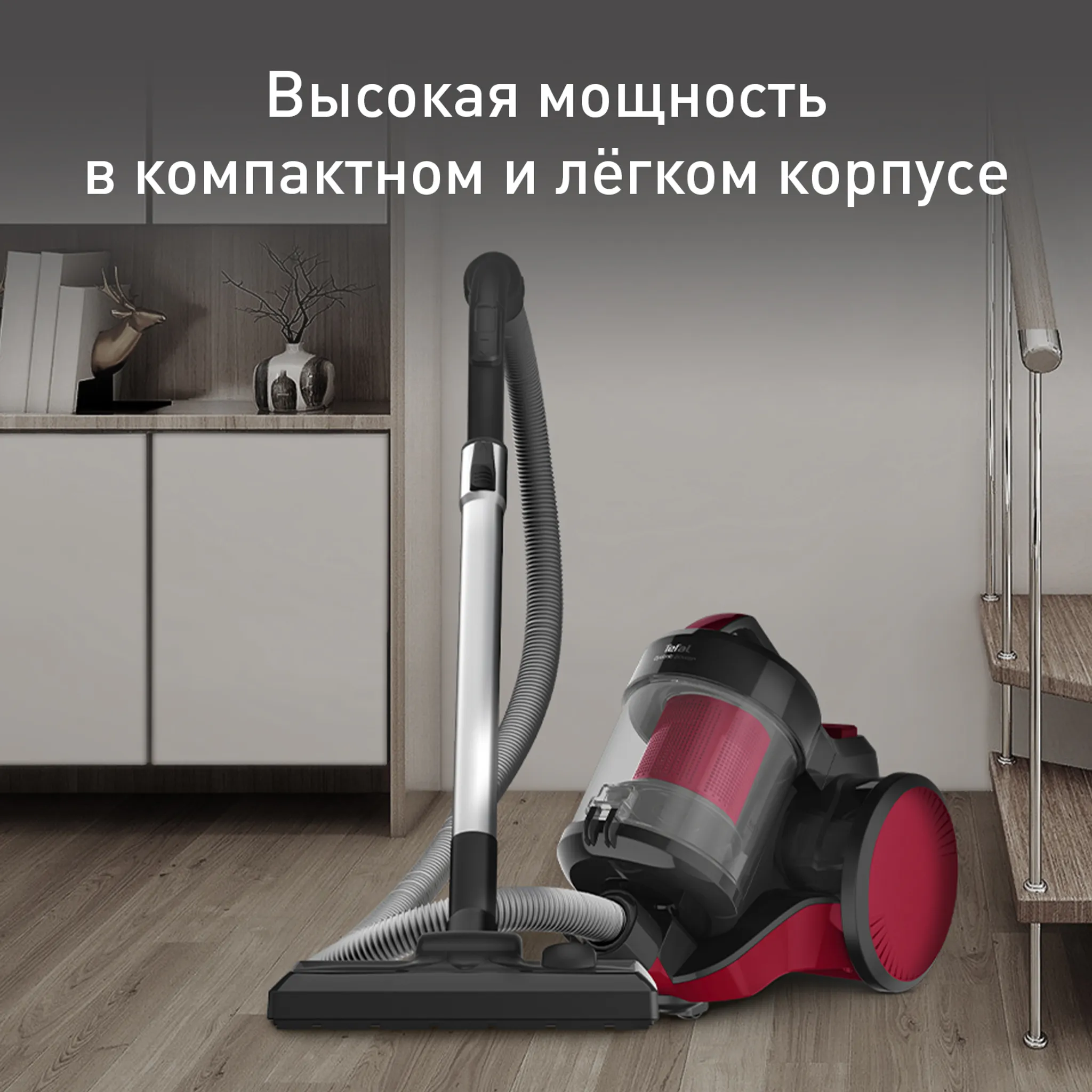 Пылесос с контейнером Tefal Cyclonic Power TW1923RH