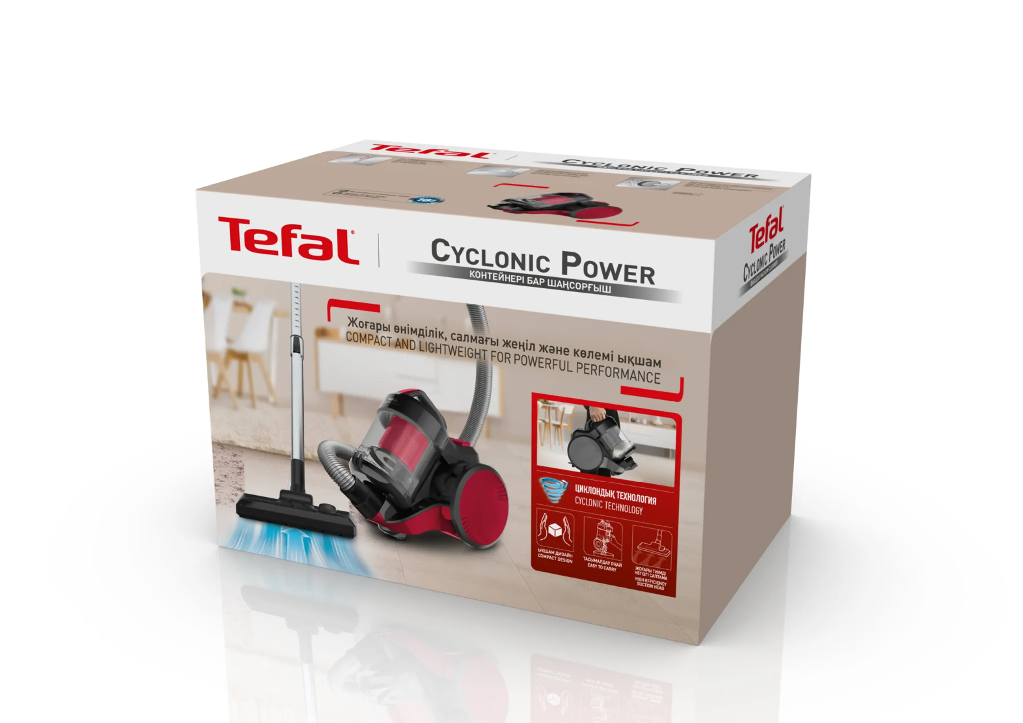 Пылесос с контейнером Tefal Cyclonic Power TW1923RH