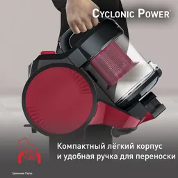 Пылесос с контейнером Tefal Cyclonic Power TW1923RH