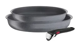Набор посуды со съемной ручкой Tefal Ingenio Natural Force 3 предмета 24/28 см L3969102