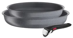 Набор посуды со съемной ручкой Tefal Ingenio Natural Force 3 предмета 24/28 см L3969102