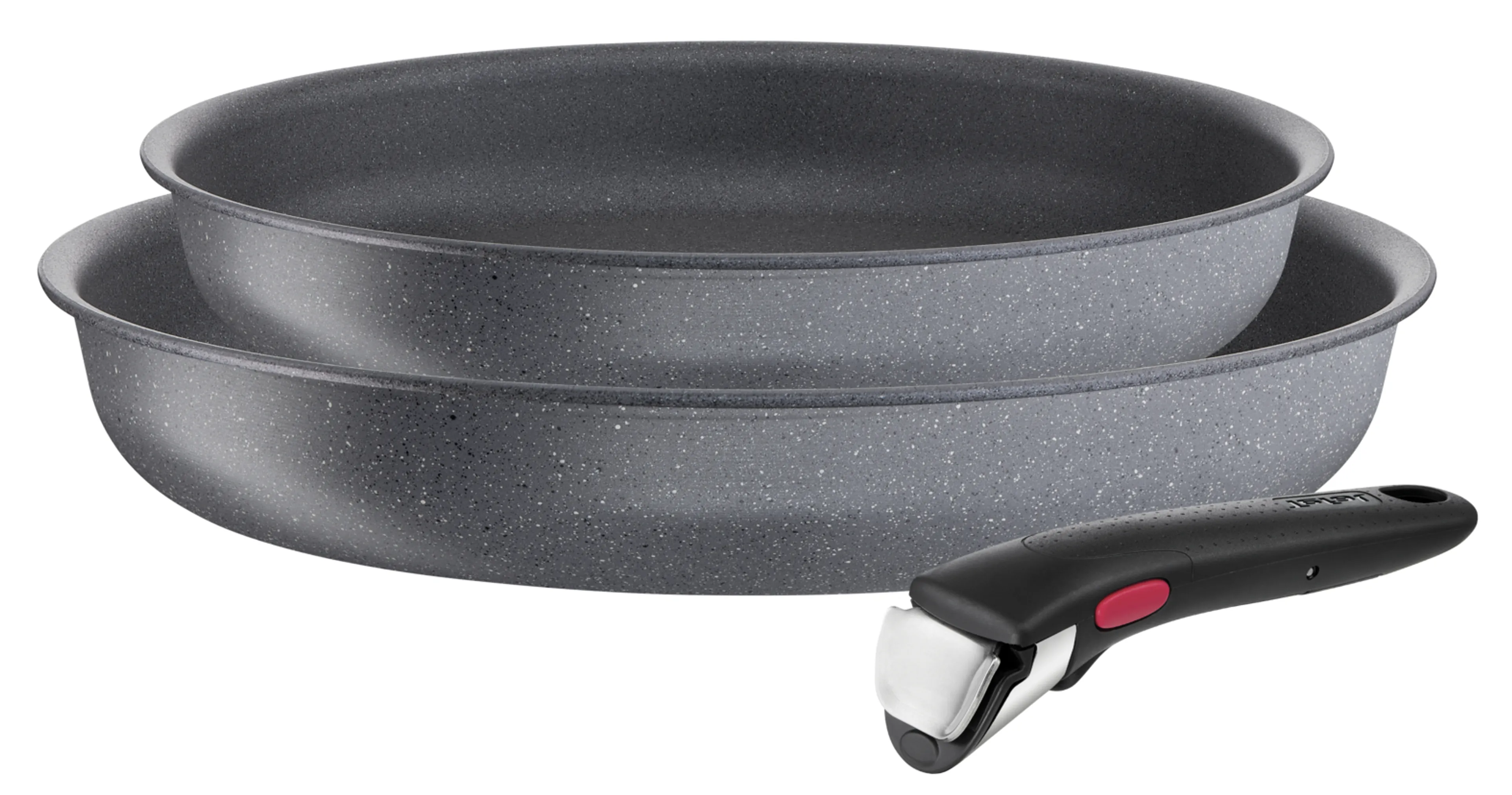 Набор посуды со съемной ручкой Tefal Ingenio Natural Force 3 предмета 24/28 см L3969102 фото