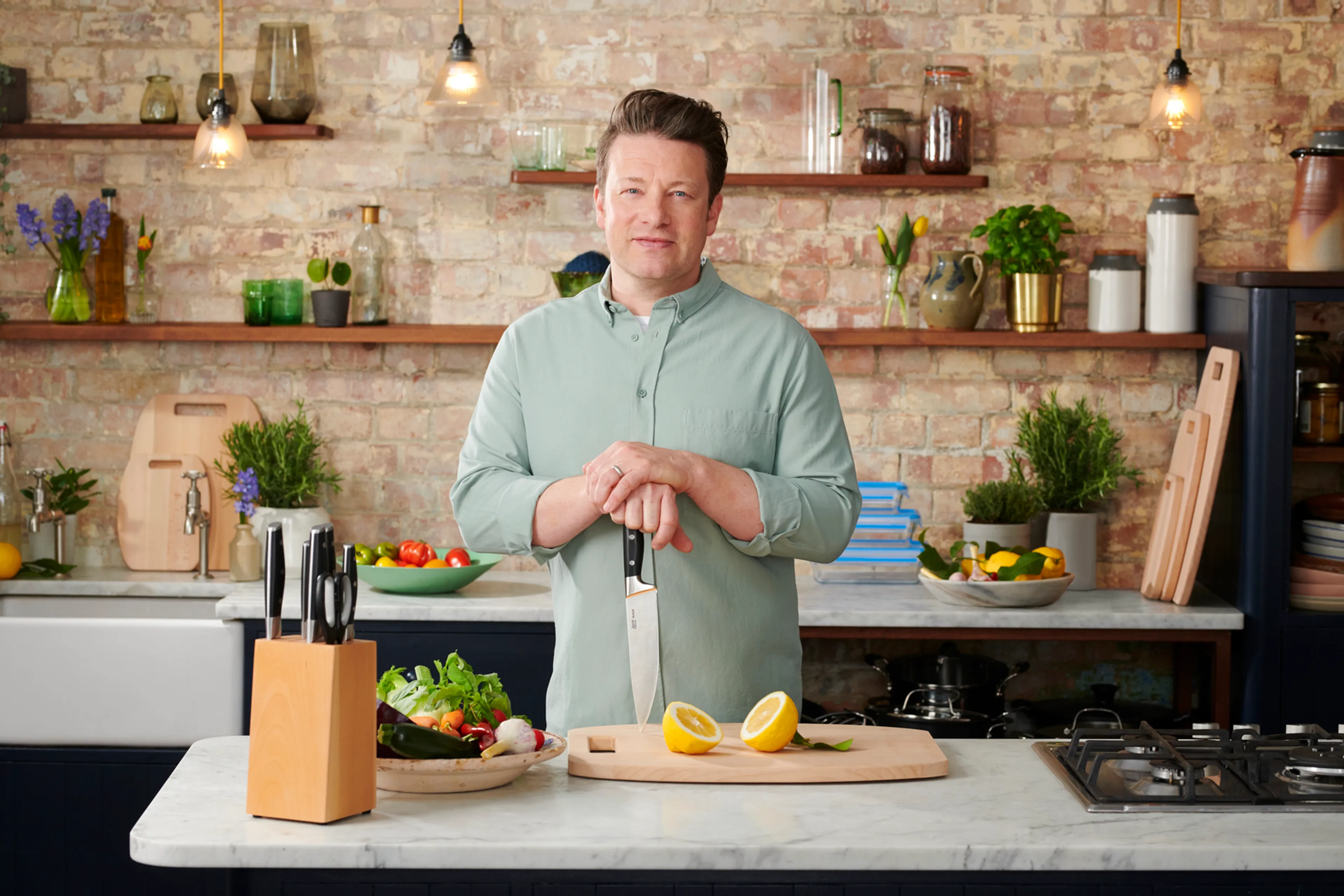 Нож сантоку Tefal Jamie Oliver 18 см K2671844