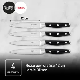 Набор ножей для стейка Tefal 4 предмета Jamie Oliver 12 cм K2670849