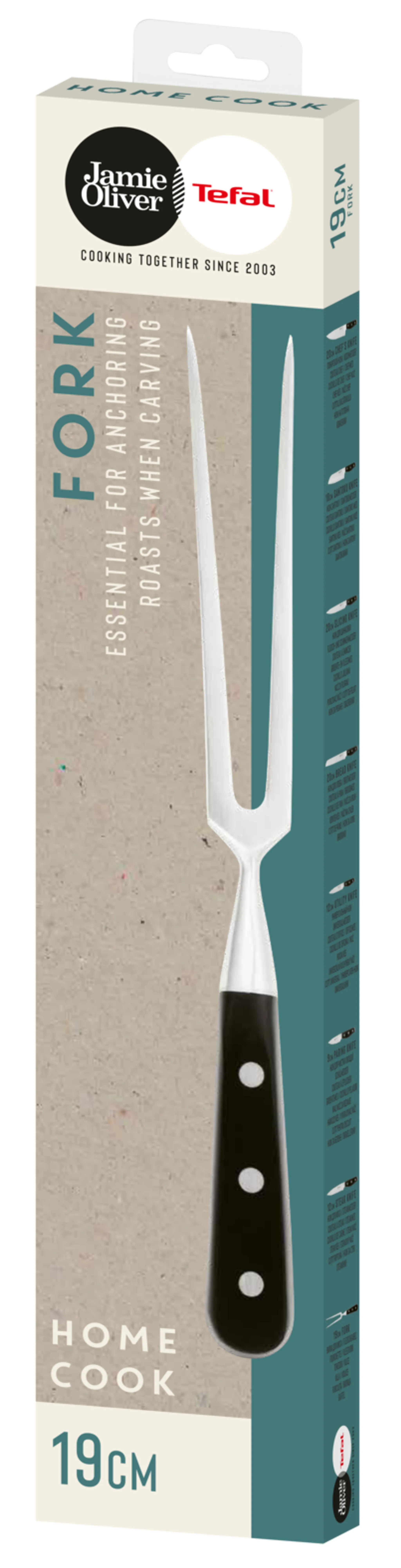 Вилка для мяса Tefal Jamie Oliver 19 см K2673144 купить в официальном магазине