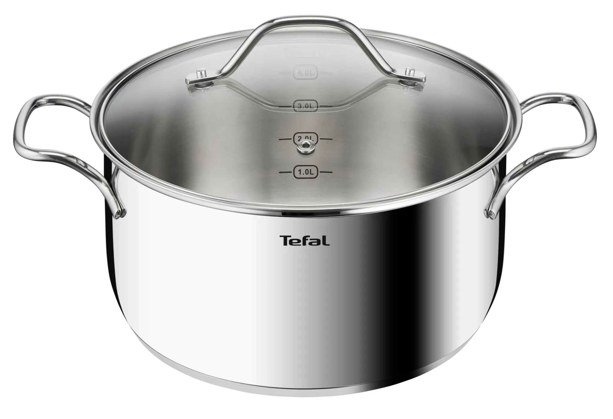 Кастрюля с крышкой Tefal Intuition 24 см B8644674, 5 л