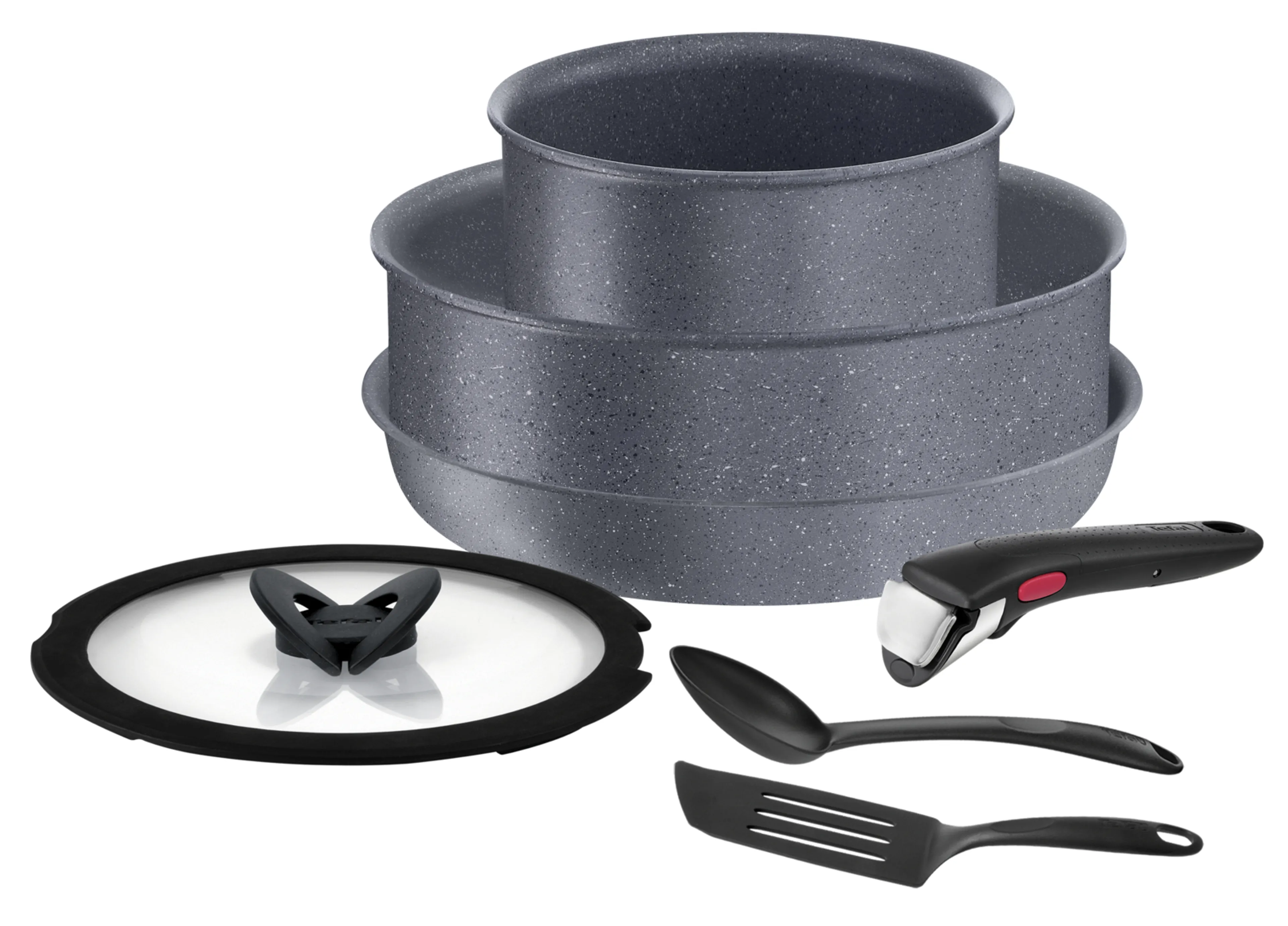 Набор посуды со съемной ручкой Tefal Ingenio Natural Force 7 предметов 16/24/24 см L3969172 фото