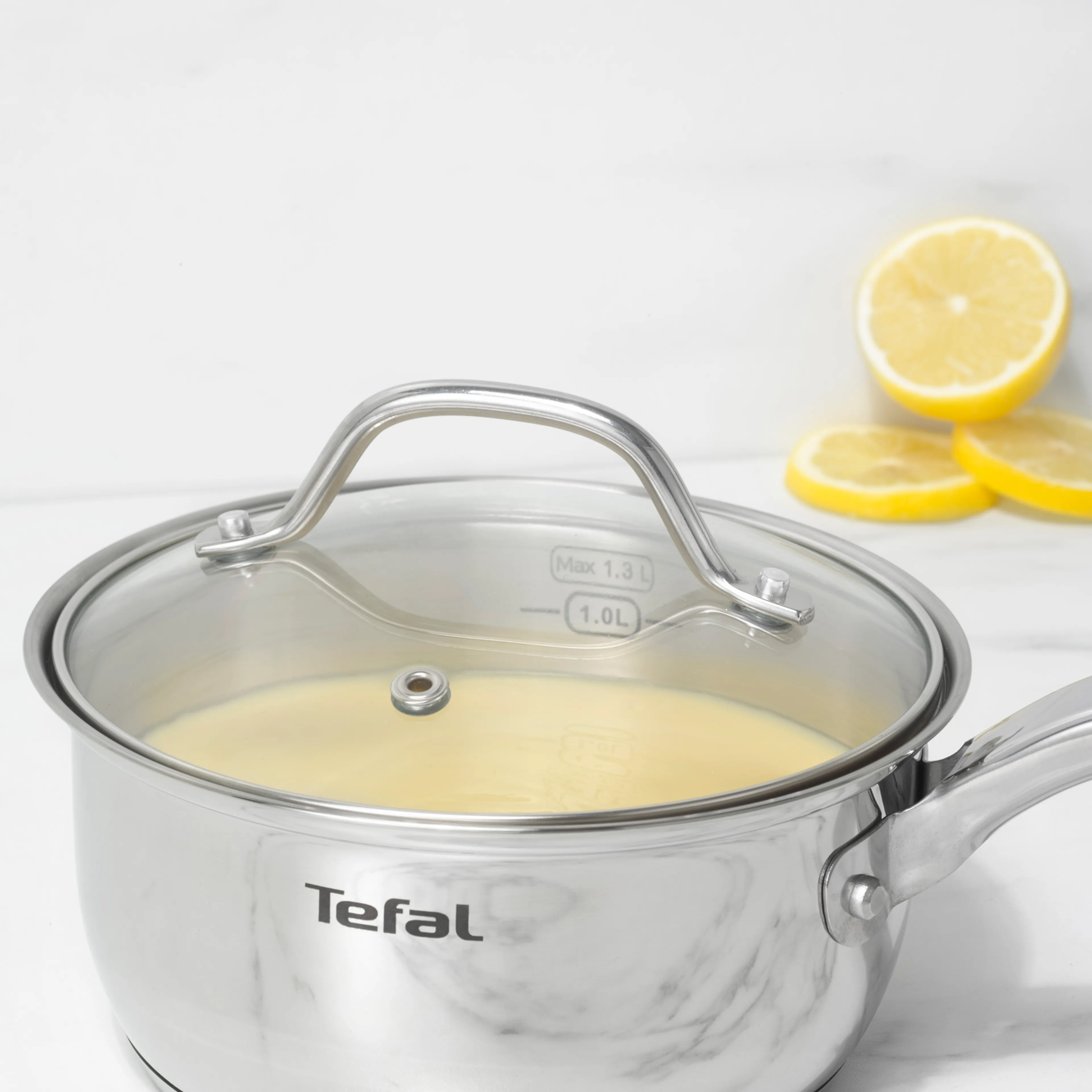 Ковш с крышкой Tefal Intuition 16 см B8642274 купить в официальном магазине