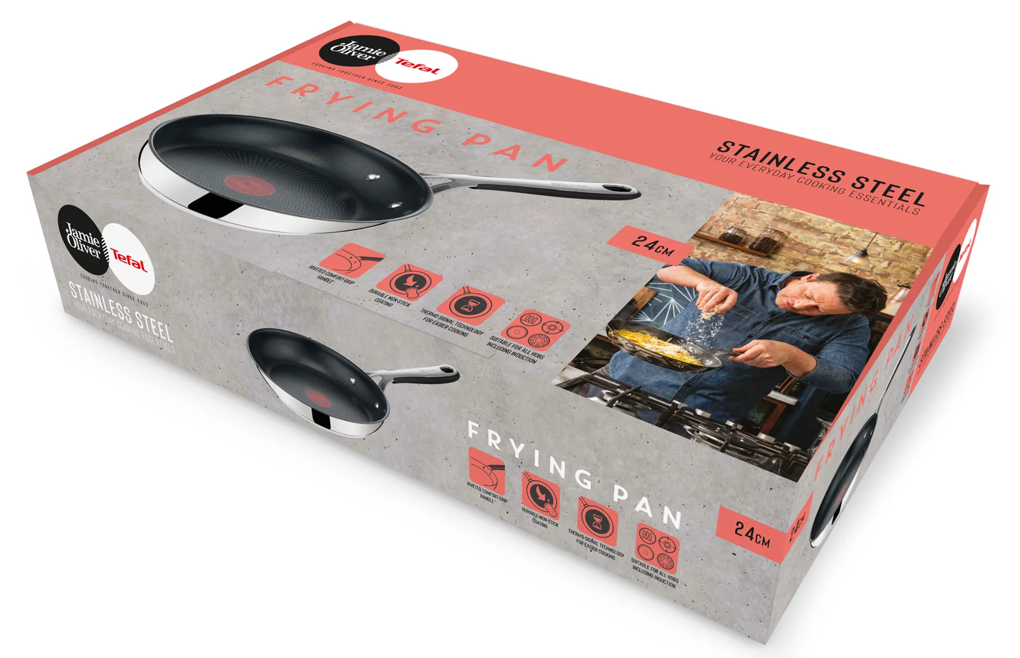 Сковорода Tefal JO Kitchen Essentials 24 см E3140474