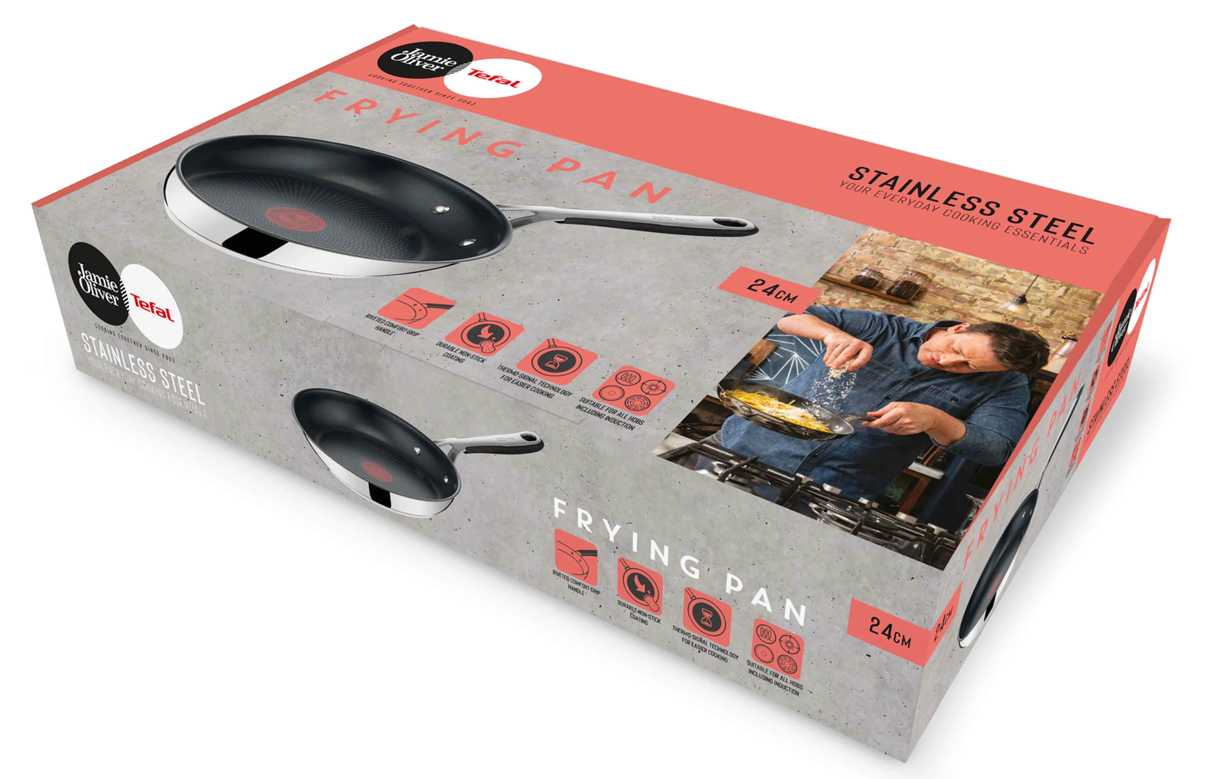 Сковорода Tefal JO Kitchen Essentials 24 см E3140474