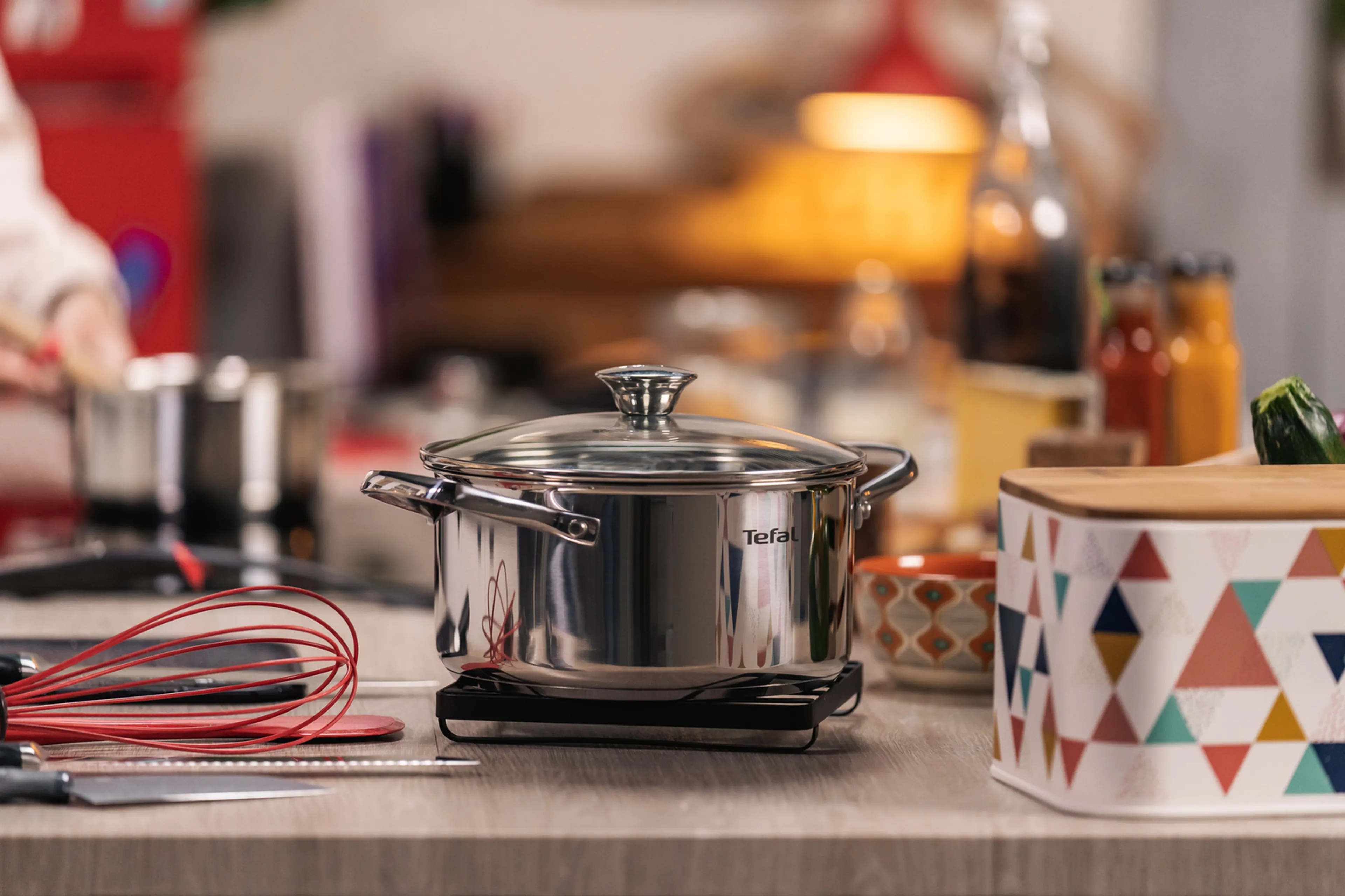 Кастрюля с крышкой Tefal Cook Eat 20 см B9214474