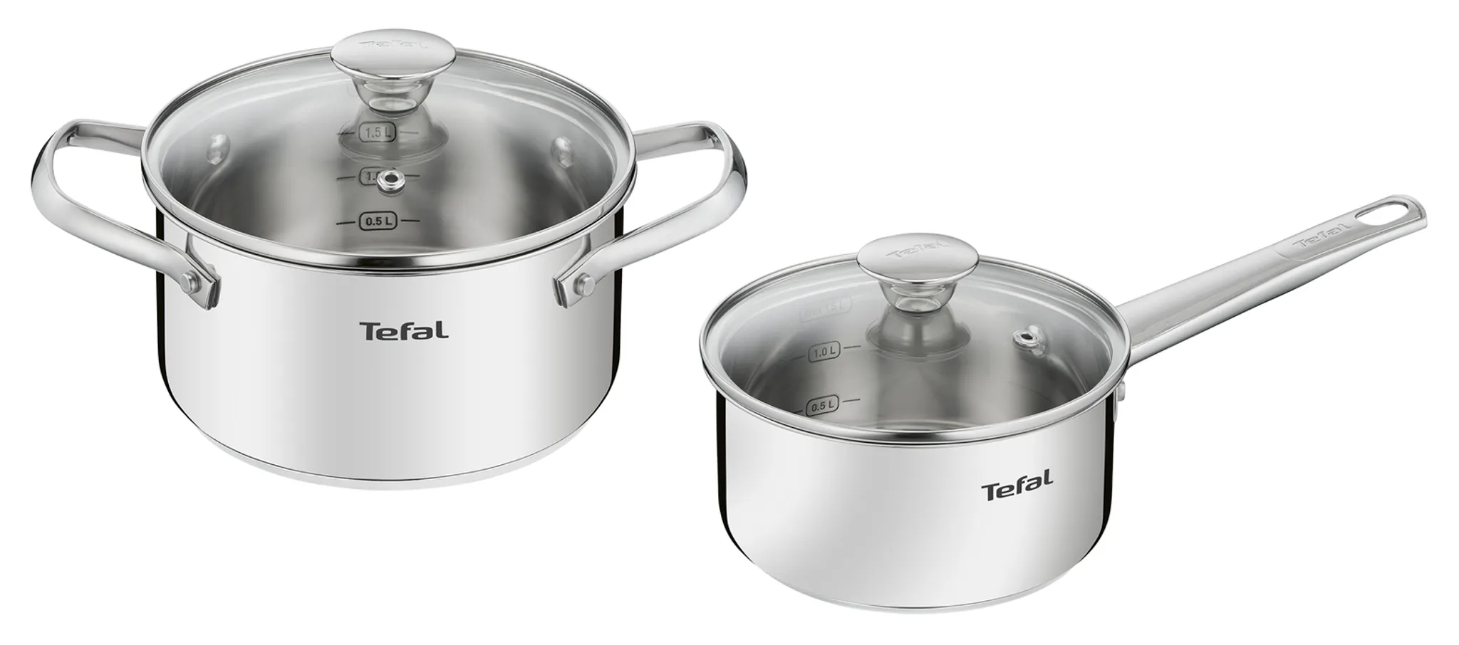 Набор посуды Tefal Cook Eat 4 предмета 1,5/2,2л 16/18см B9214S04 фото