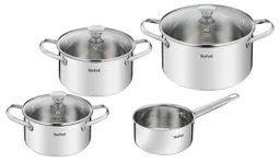 Набор посуды Tefal Cook Eat 7 предметов 16/16/20/24см, 1,5/1,5/3,1/5,4л B921S784