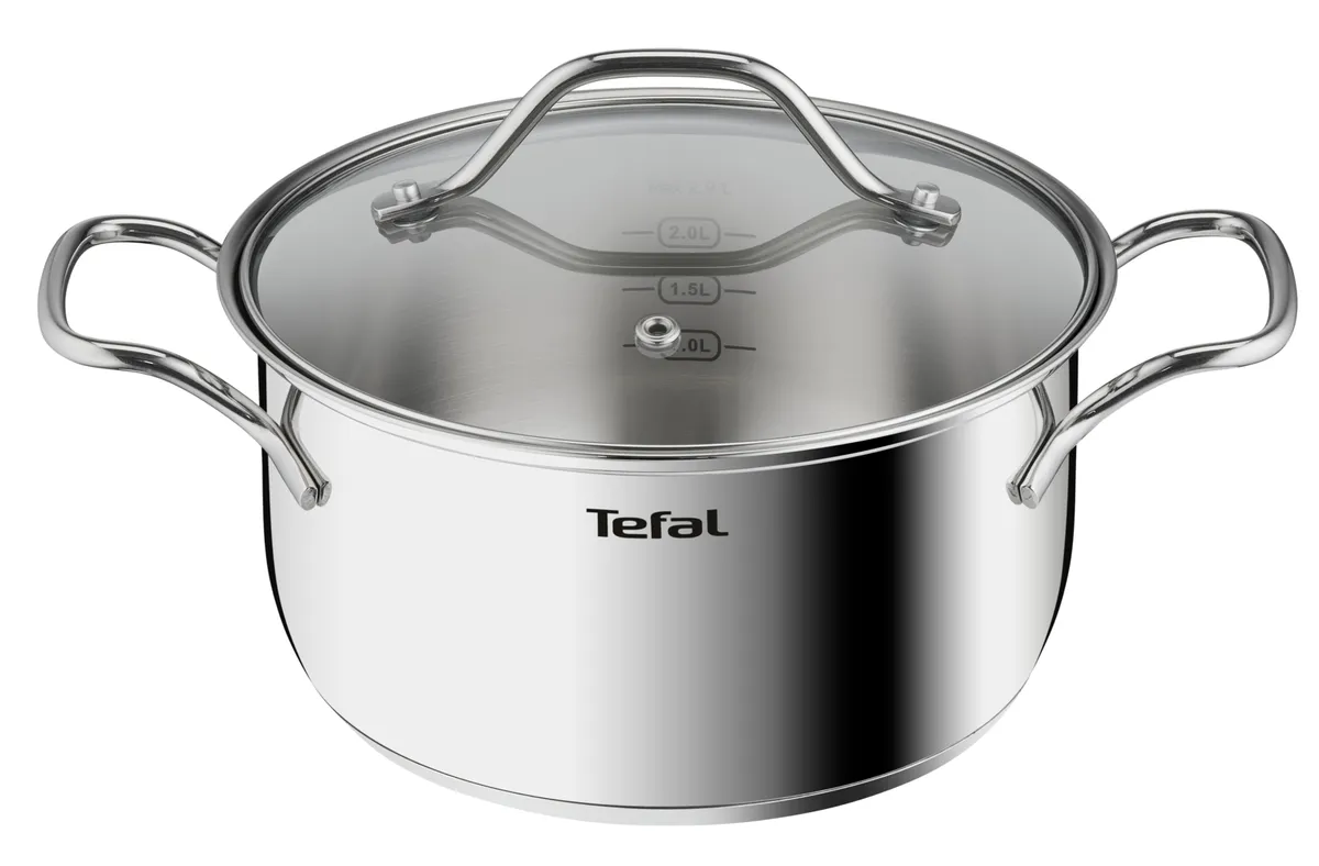 Кастрюля с крышкой Tefal Intuition 20 см B8644474 фото