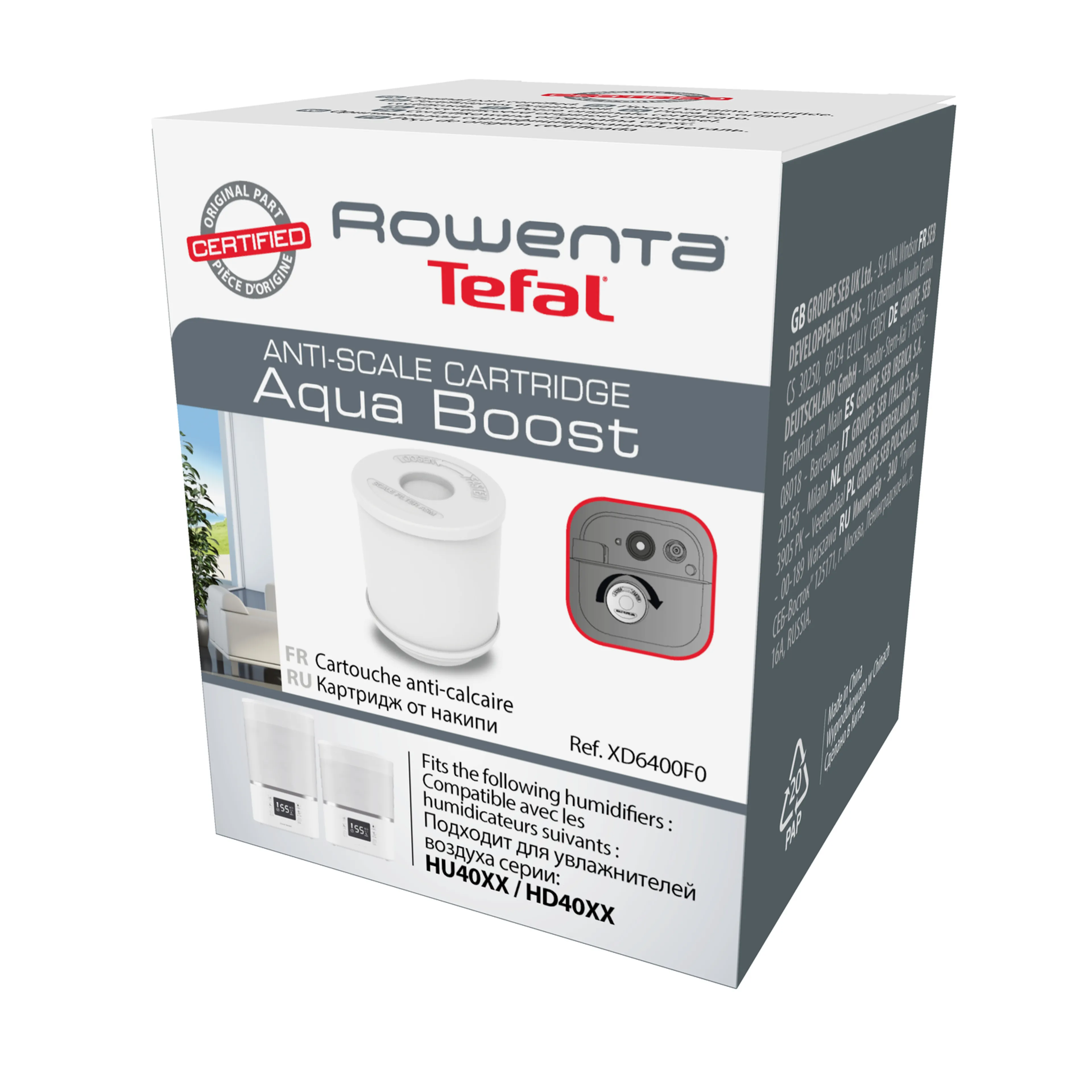 цена на Фильтр от накипи Tefal Aqua Boost XD6400F0