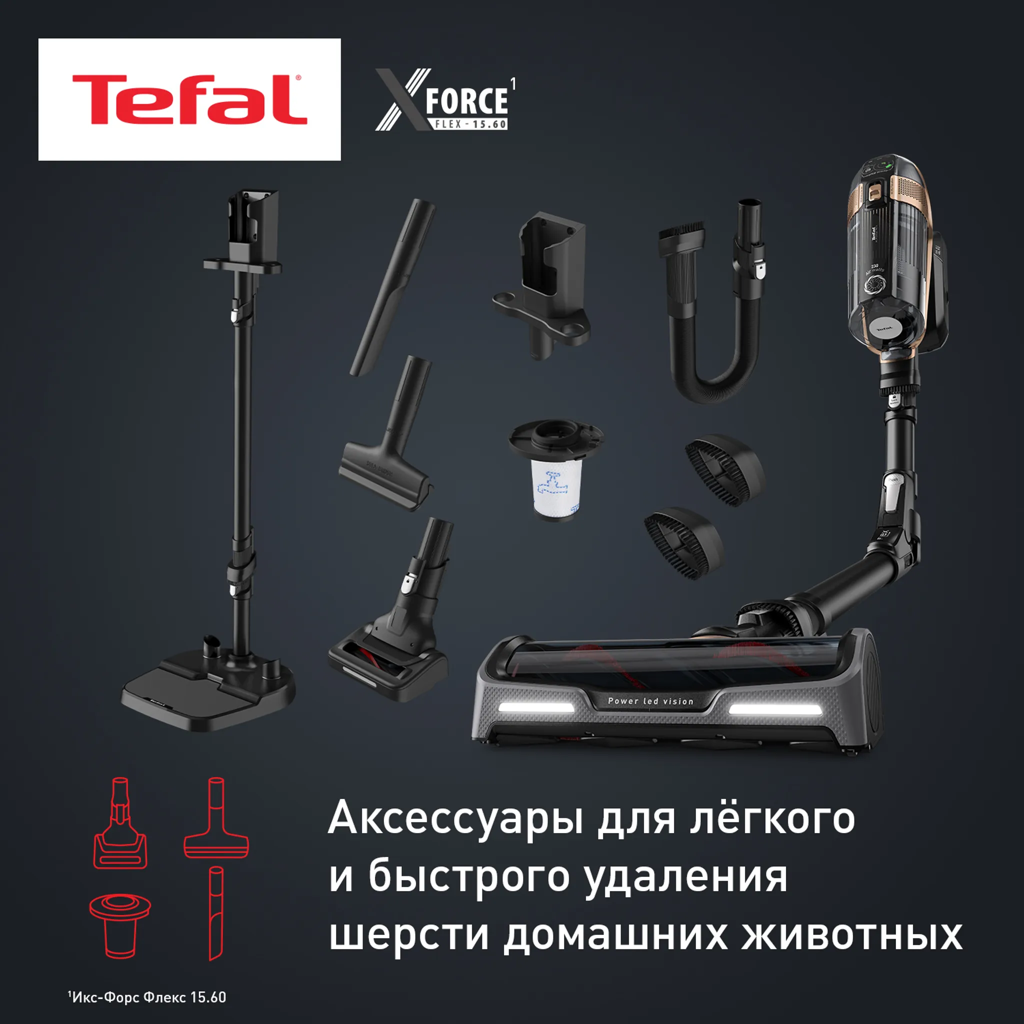 Беспроводной пылесос Tefal X-Force Flex 15.60 Pro TY99F1WO