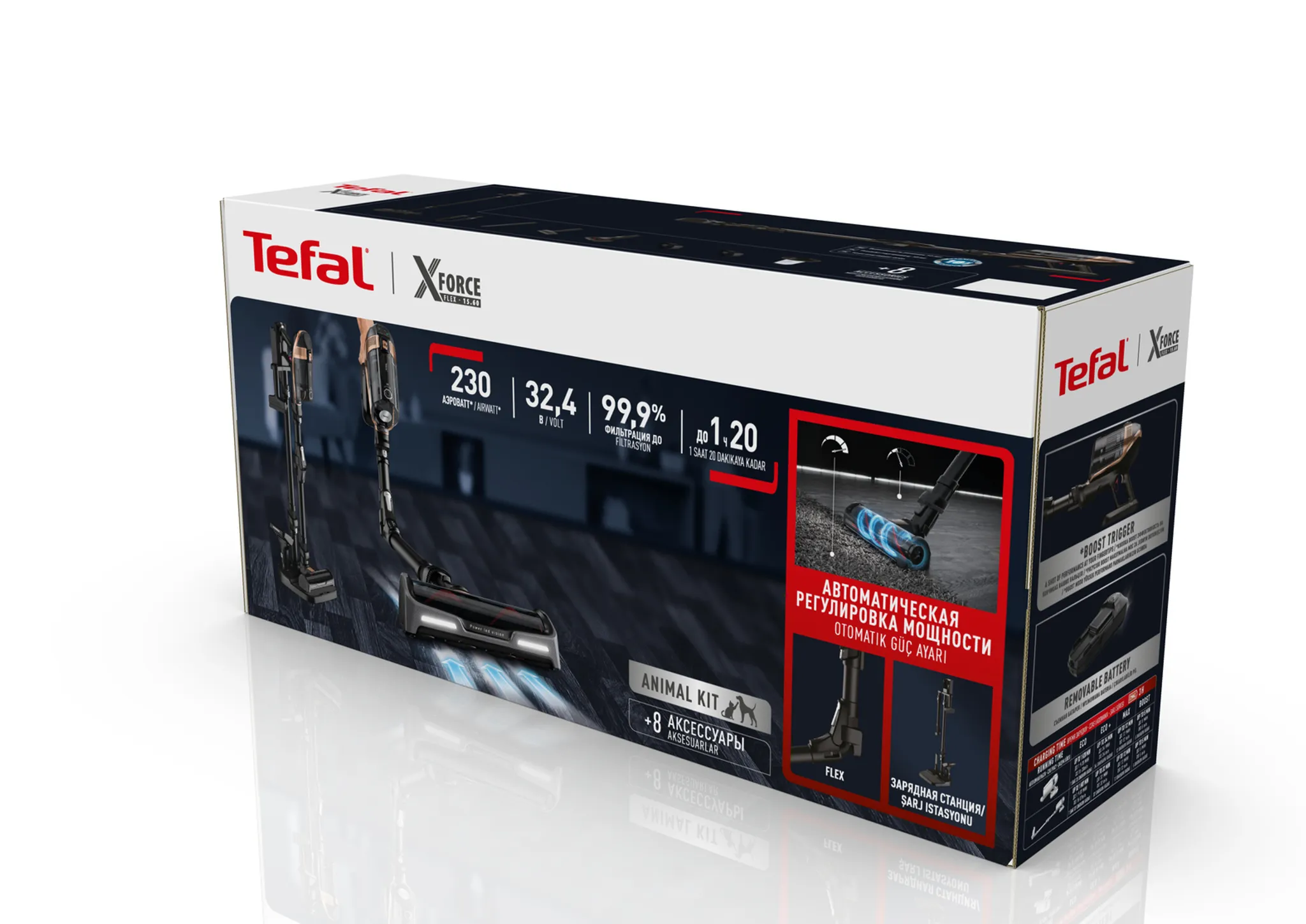 Беспроводной пылесос Tefal X-Force Flex 15.60 Pro TY99F1WO